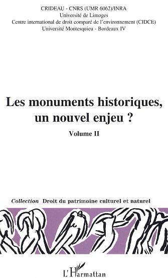 Les monuments historiques, un nouvel enjeu ? -  - L'HARMATTAN