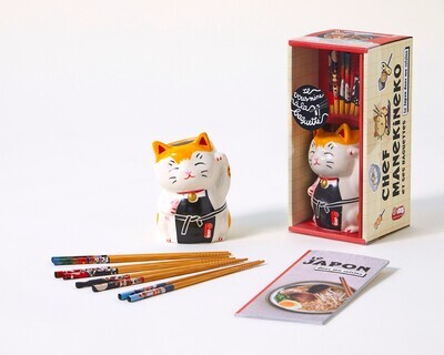 Coffret Chef Manekineko et ses baguettes -  Collectif - FIRST