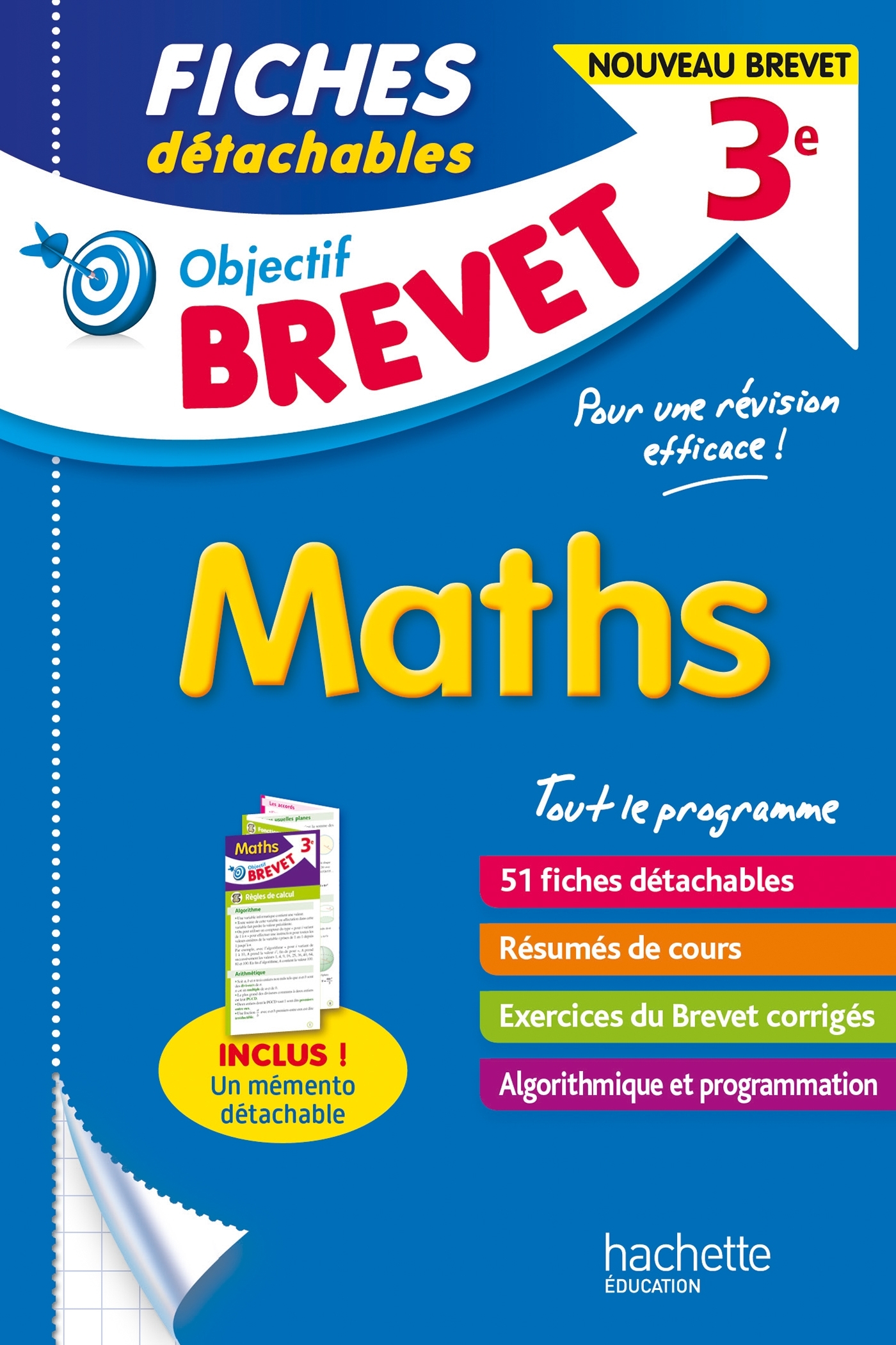 Objectif Brevet - Fiches Maths - Nicolas Clamart - HACHETTE EDUC