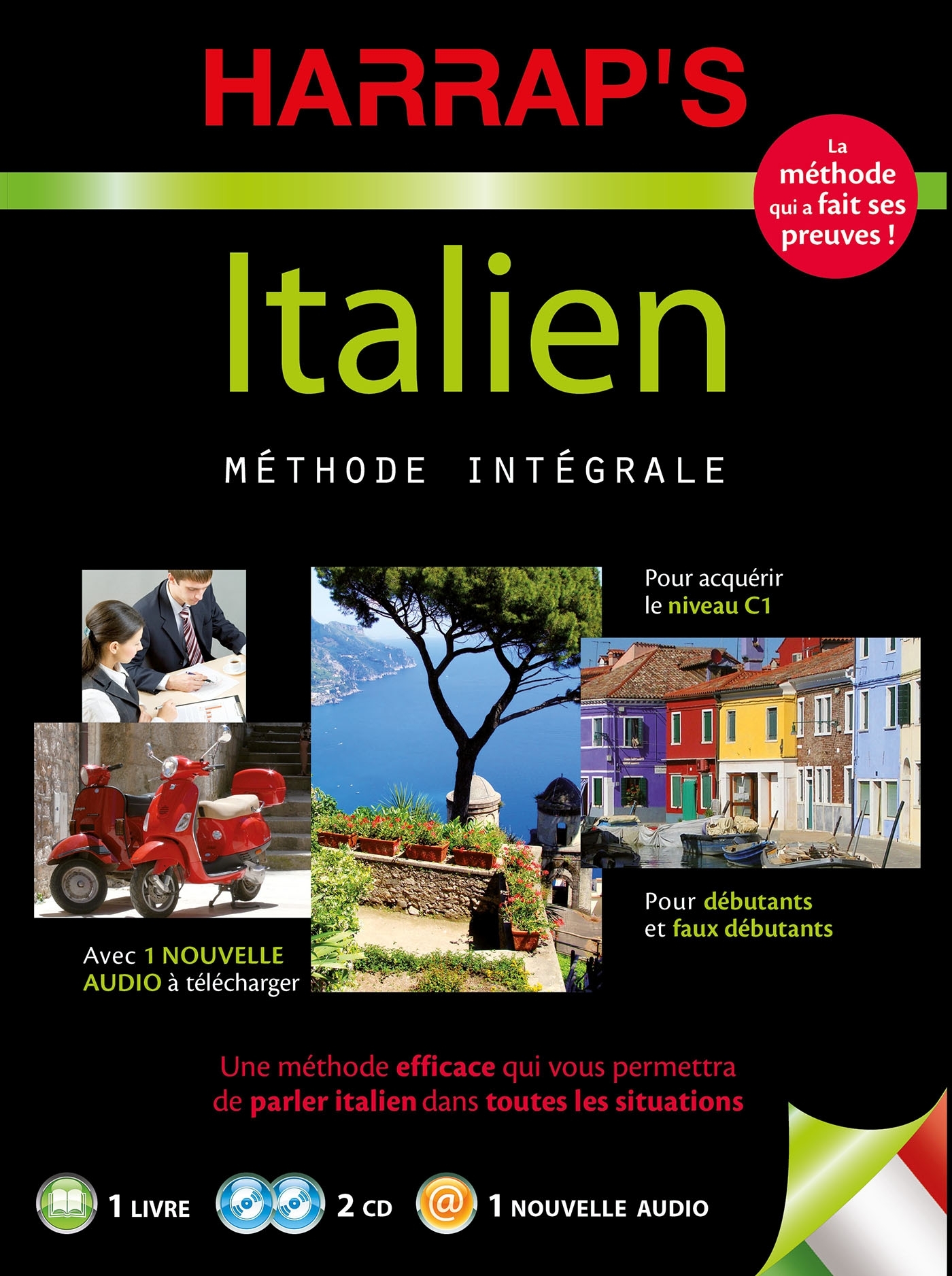 Harrap's Méthode Intégrale italien 2CD + livre - Maurice Elston - HARRAPS