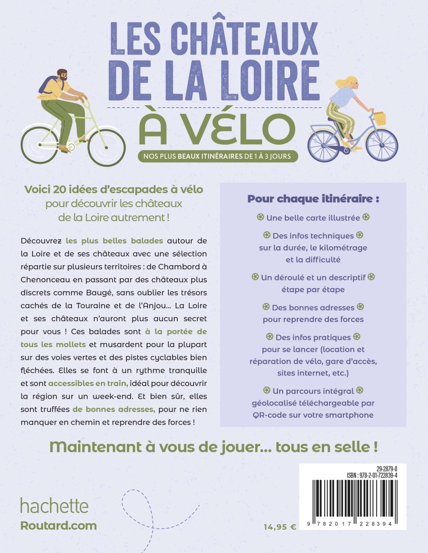 Les châteaux de la Loire à vélo - Philippe Gloaguen - HACHETTE TOURI