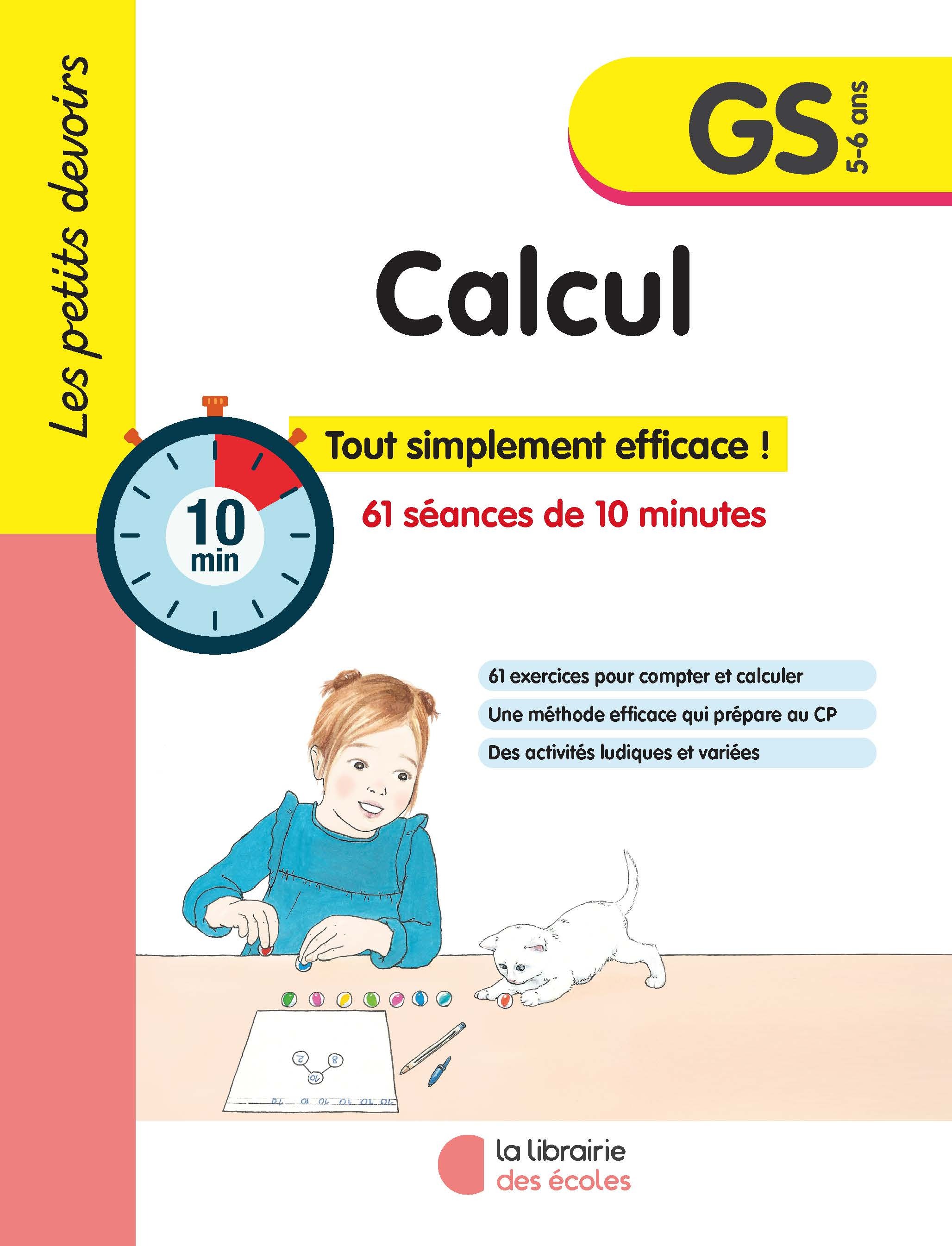 Les petits devoirs- Calcul GS - Alice Gravier - LIB DES ECOLES