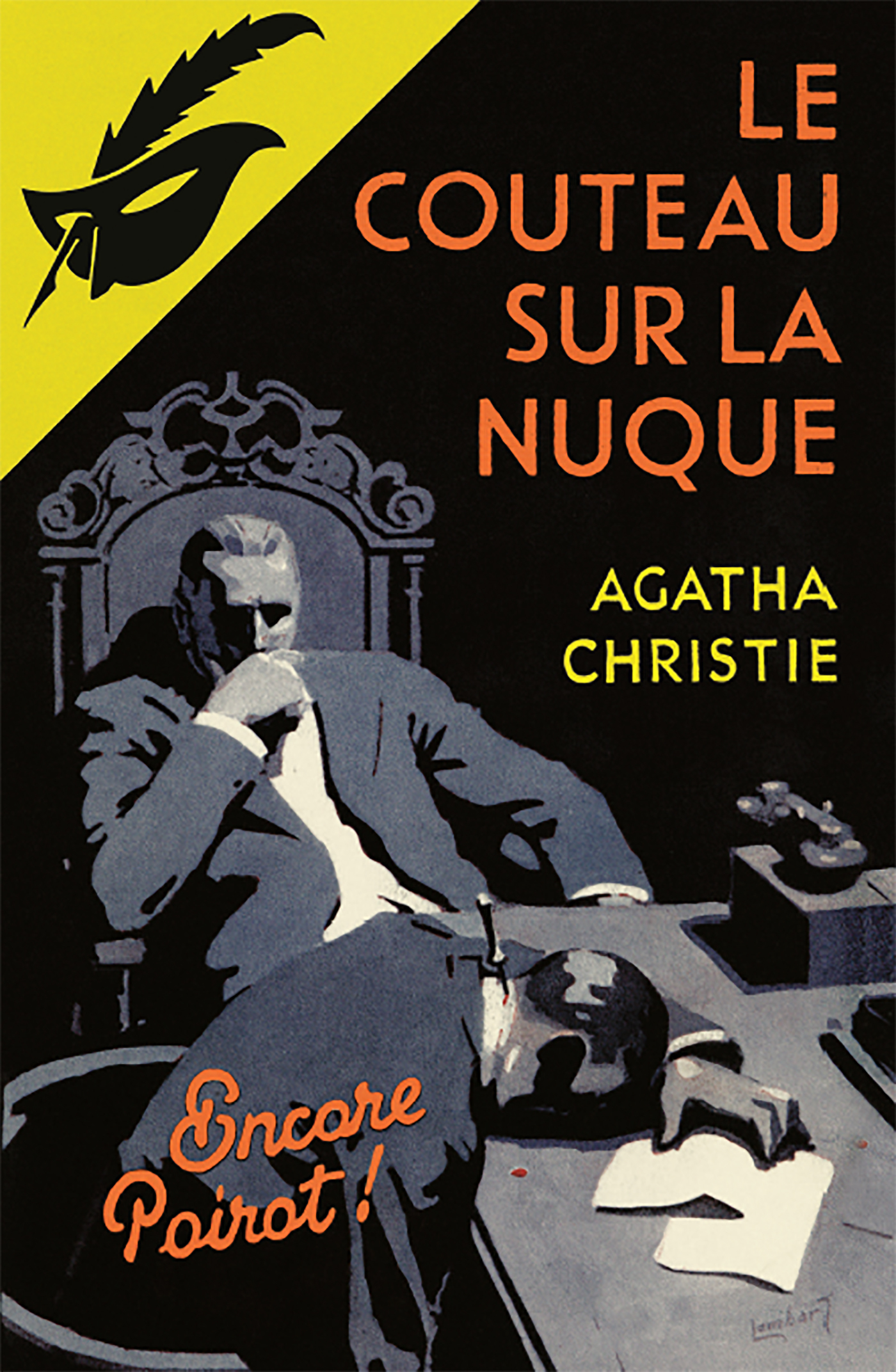 Le Couteau sur la nuque - fac-similé prestige - Agatha Christie - ED DU MASQUE