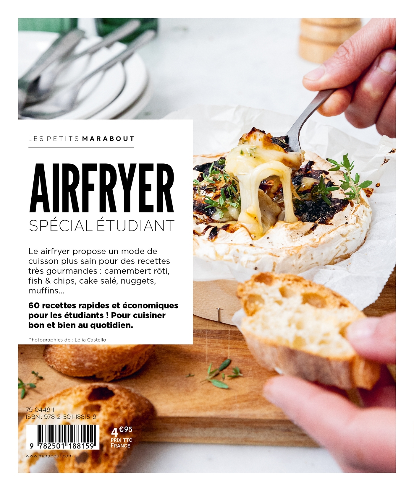 Recettes au Airfryer spécial étudiant - Elodie Colombel - MARABOUT