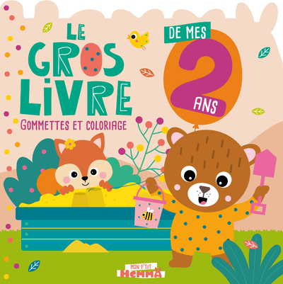 Mon P'tit Hemma - Le gros livre de mes 2 ans - Gommettes et coloriage -  Carotte et Compagnie - HEMMA