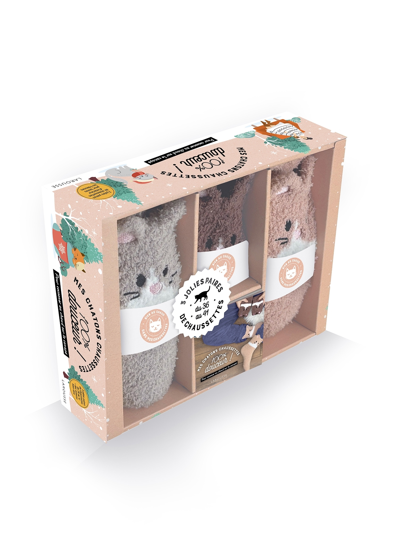 Coffret Mes chatons- chaussettes - XXX - LAROUSSE