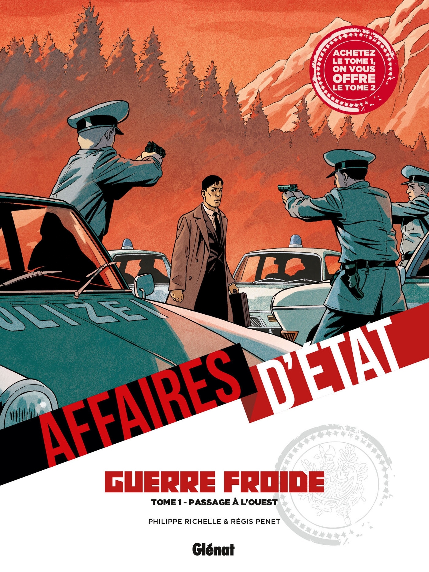 Pack Affaires d'Etat - Guerre Froide - Tomes 01 et 02 - Philippe Richelle - GLENAT