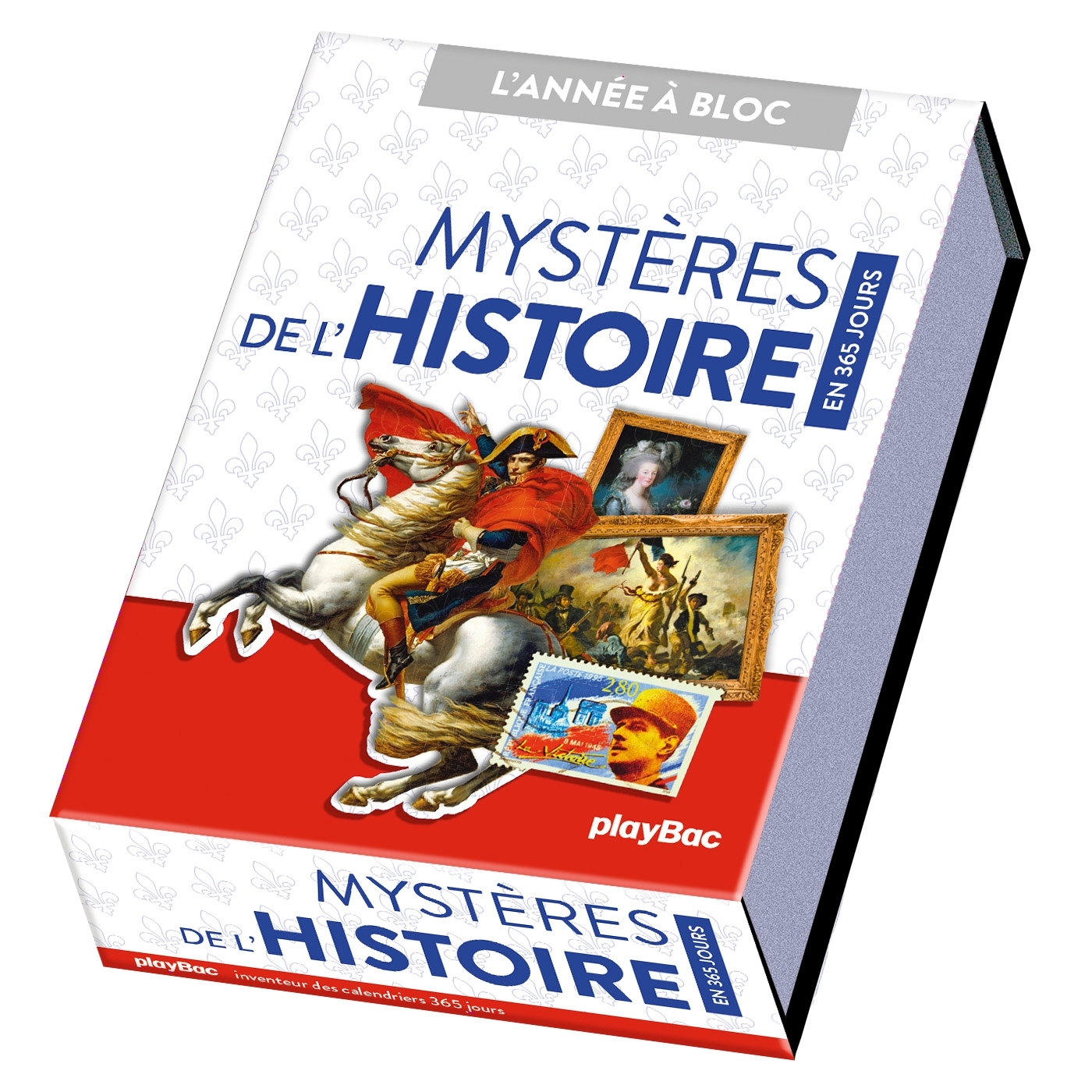 Calendrier Mystères de l'Histoire en 365 jours - L'Année à bloc -  Playbac Éditions - PLAY BAC