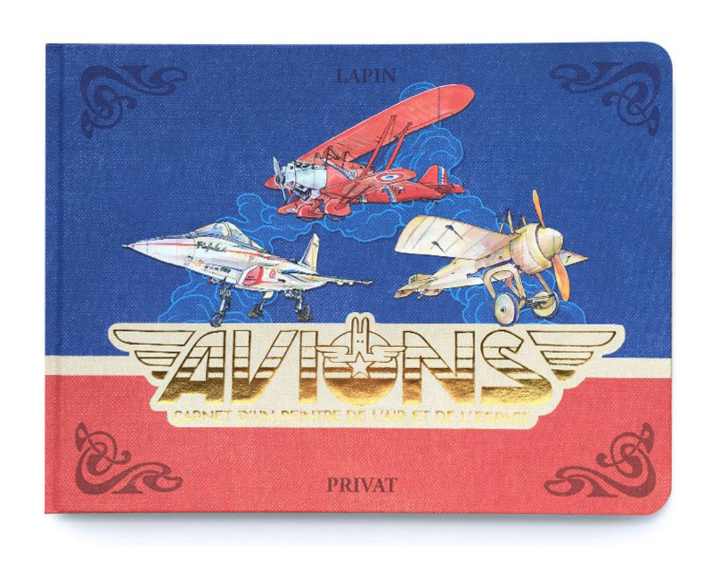 AVIONS - Carnet d'un peintre de l'air et de l'espace -  LAPIN - PRIVAT