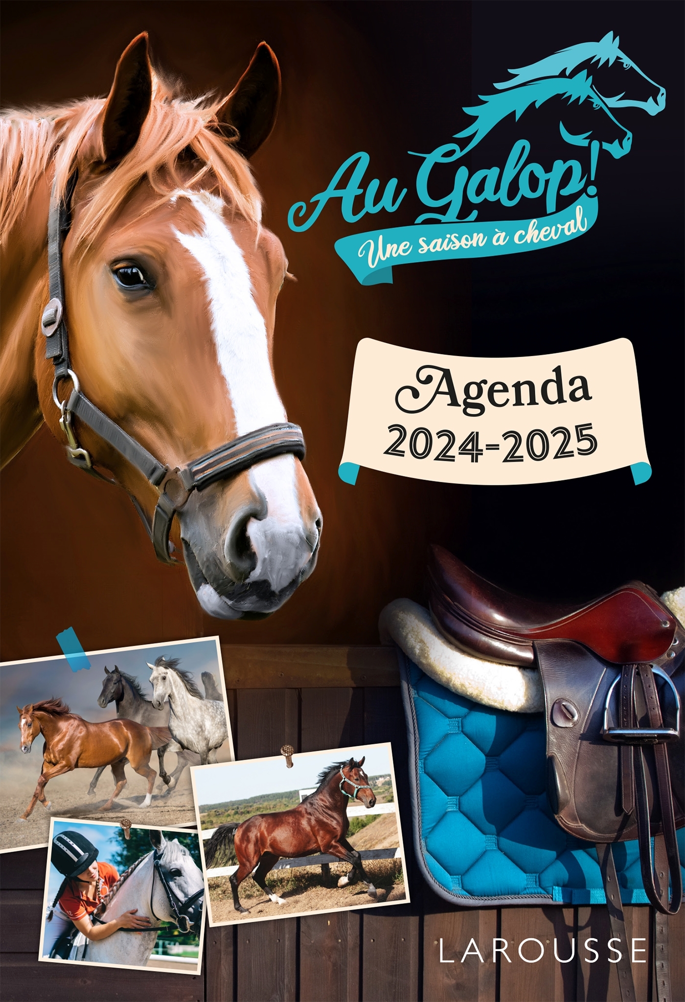 Agenda scolaire AU GALOP 2024-2025 -  Collectif - LAROUSSE