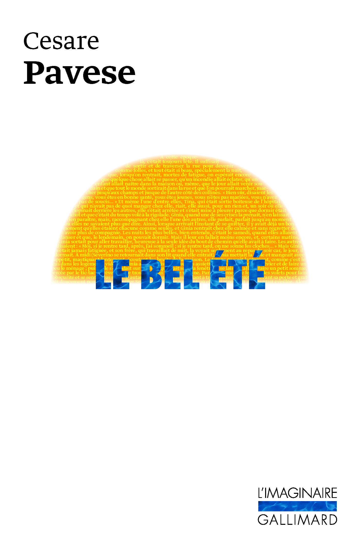 Le bel été - Cesare Pavese - GALLIMARD