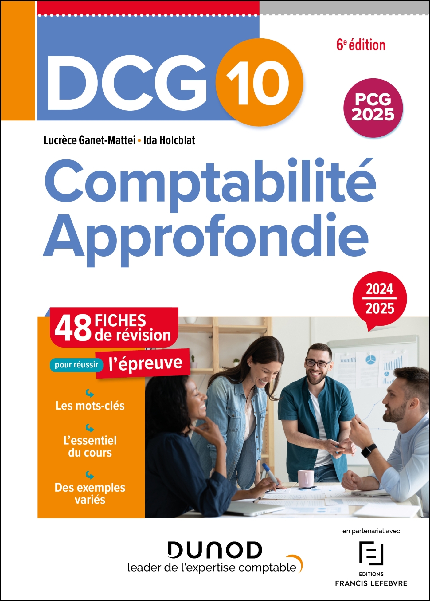 DCG 10 - Comptabilité approfondie - Fiches 2024-2025 - Lucrèce Ganet-Mattei - DUNOD