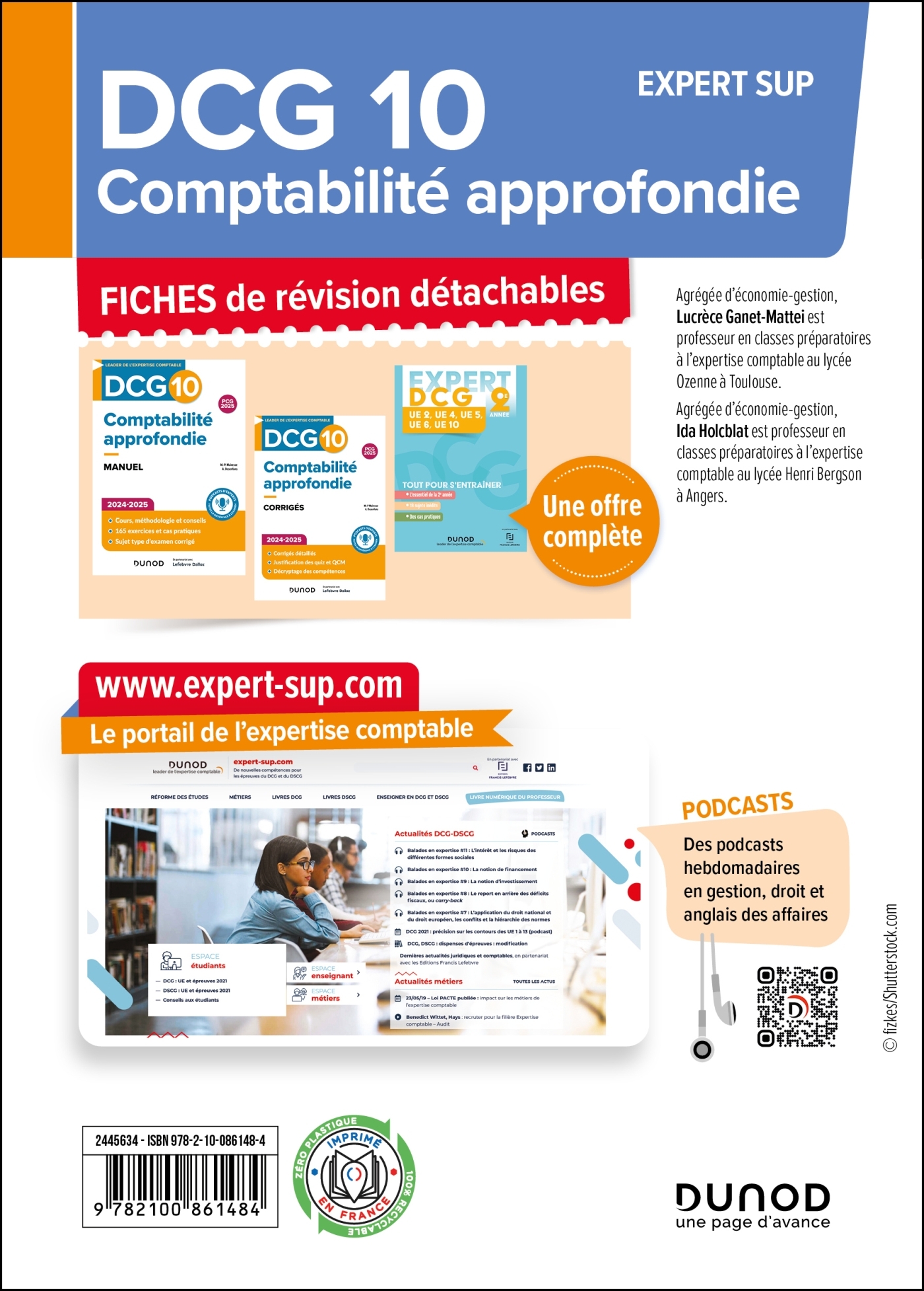 DCG 10 - Comptabilité approfondie - Fiches 2024-2025 - Lucrèce Ganet-Mattei - DUNOD