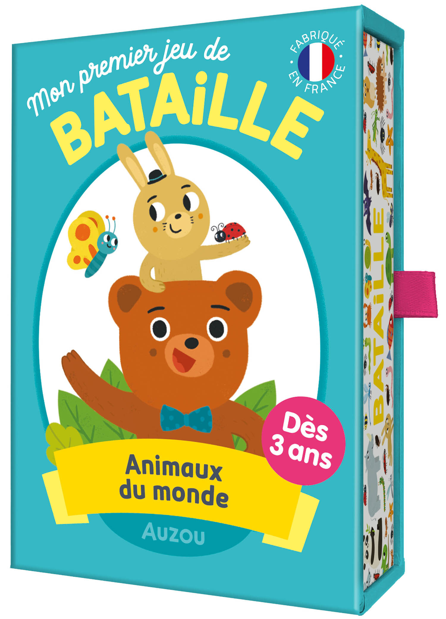 JEUX DE CARTES - MON PREMIER JEU DE BATAILLE - ANIMAUX DU MONDE - Thereza ROWE - AUZOU