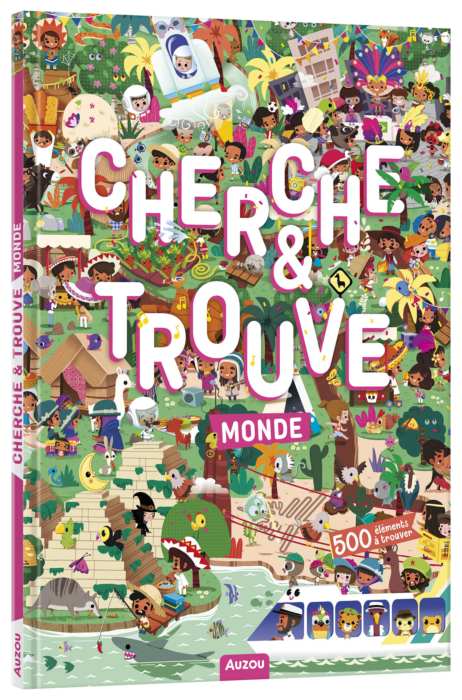 CHERCHE ET TROUVE - MONDE - Tiago Americo - AUZOU