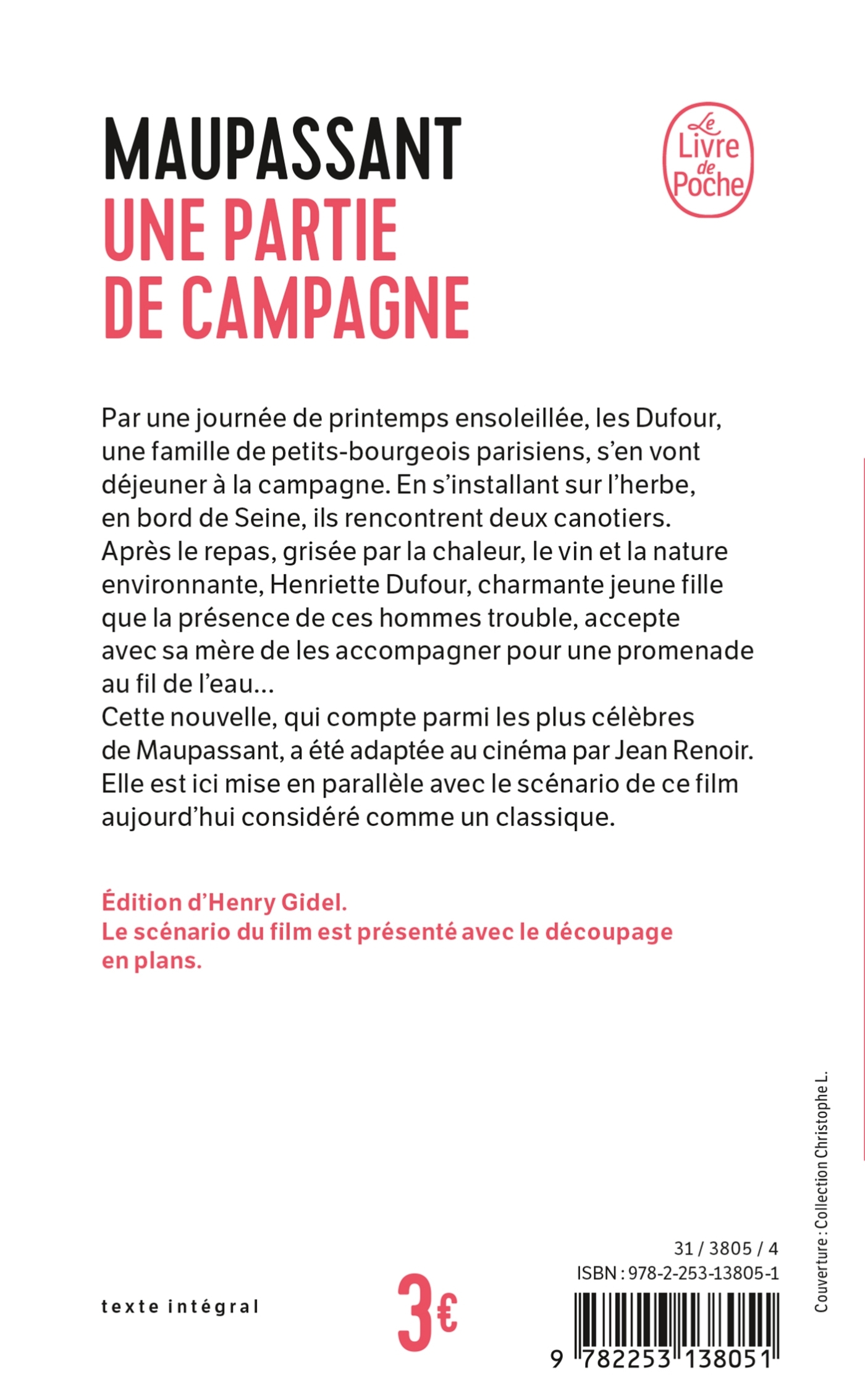 Une partie de campagne - Guy Maupassant - LGF