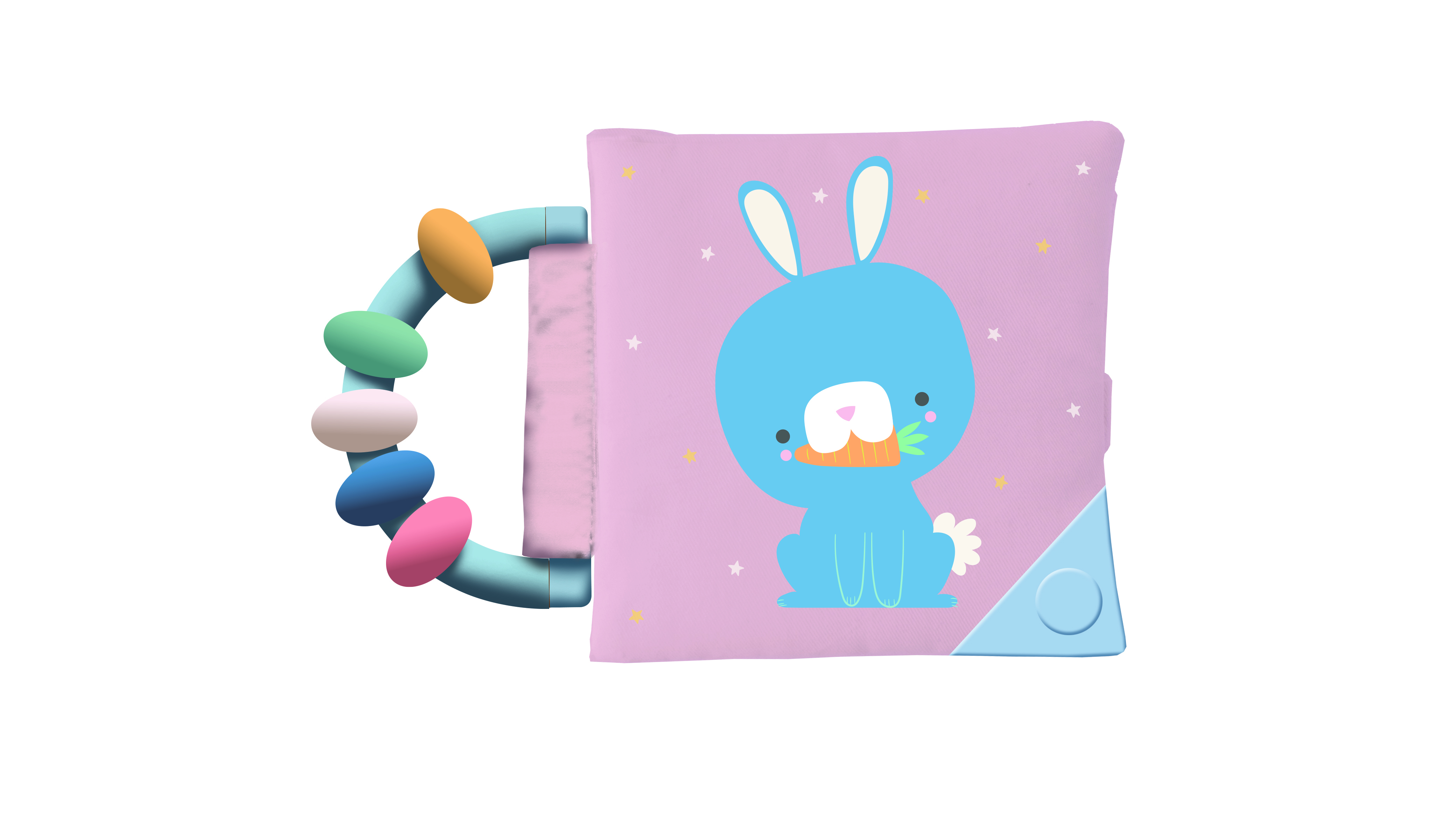 Livre hochet - Petit Lapin - XXX - YOYO