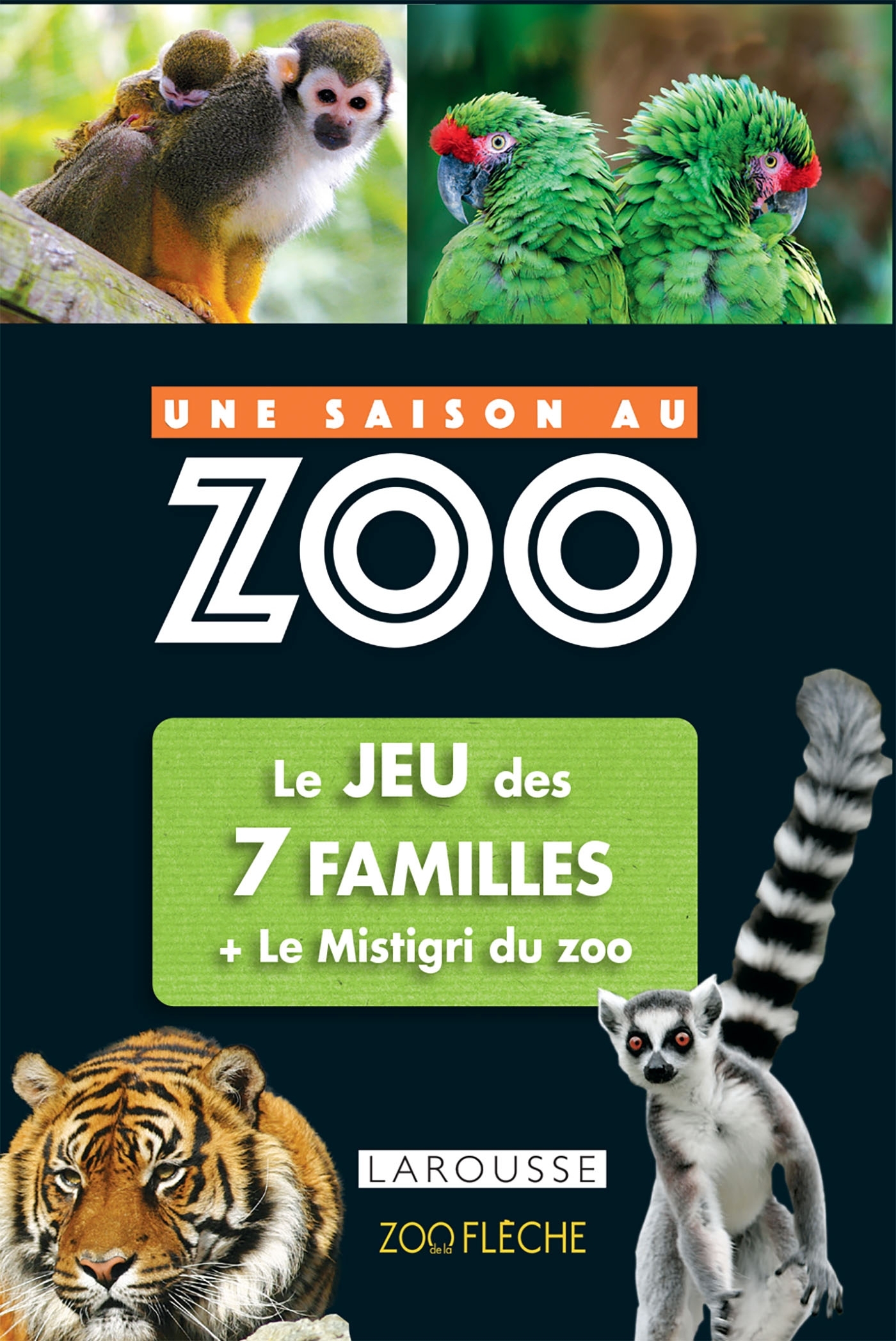 Jeu des 7 familles Une saison au Zoo -  Collectif - LAROUSSE