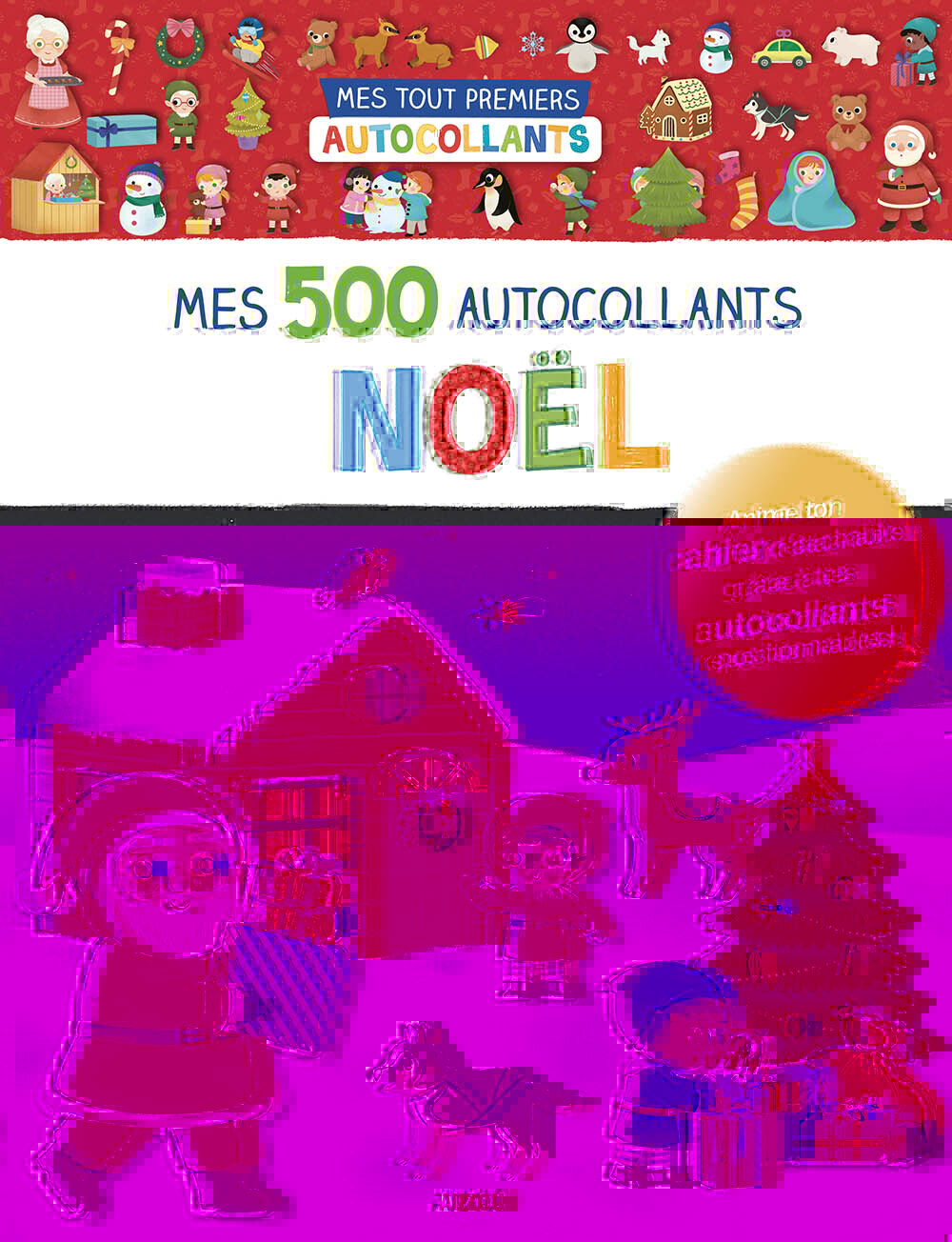 MES TOUT PREMIERS AUTOCOLLANTS - MES 500 AUTOCOLLANTS - NOËL - Yi-Hsuan WU - AUZOU