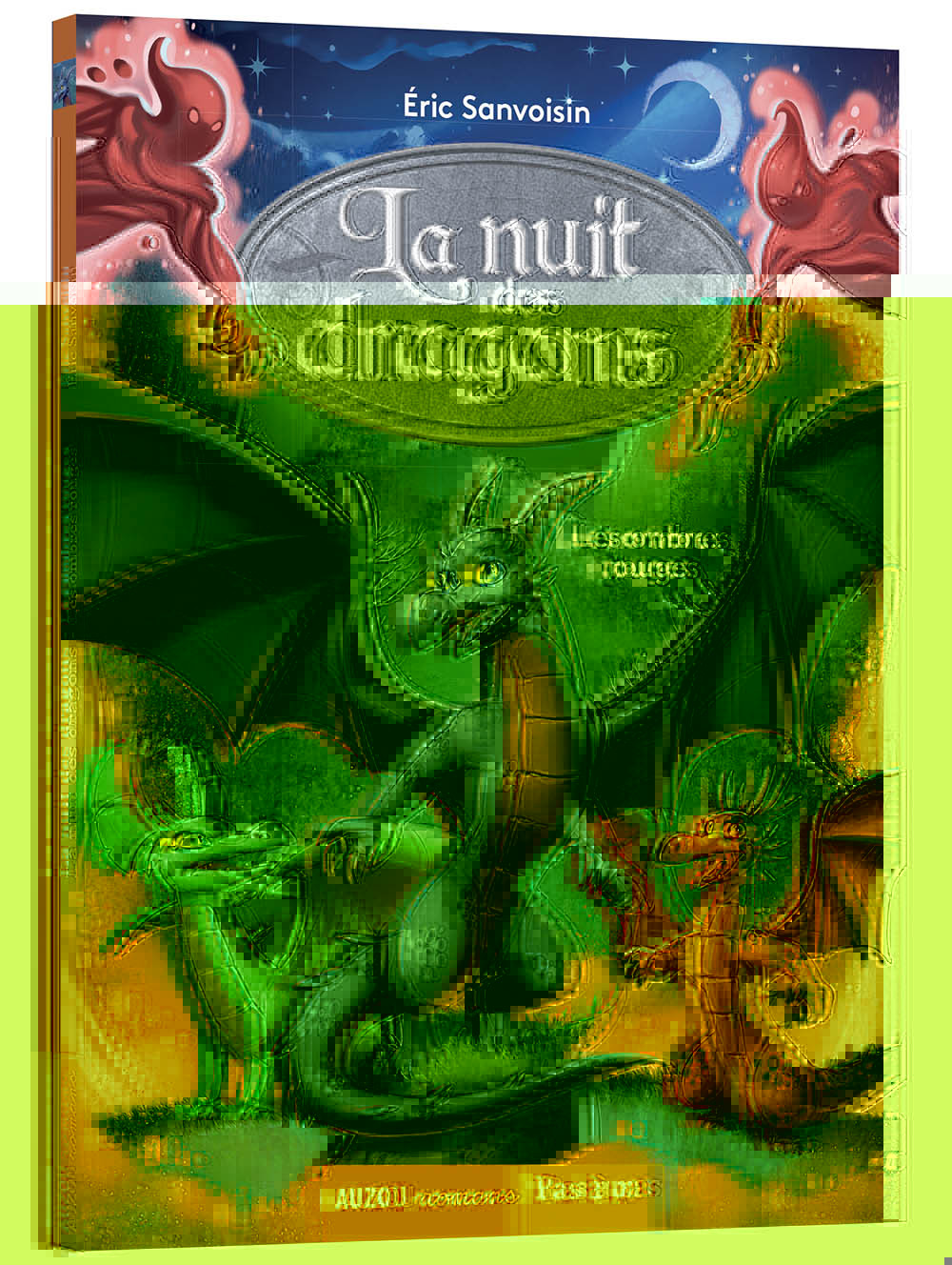 LA NUIT DES DRAGONS - TOME 1 - LES OMBRES ROUGES - Éric Sanvoisin - AUZOU