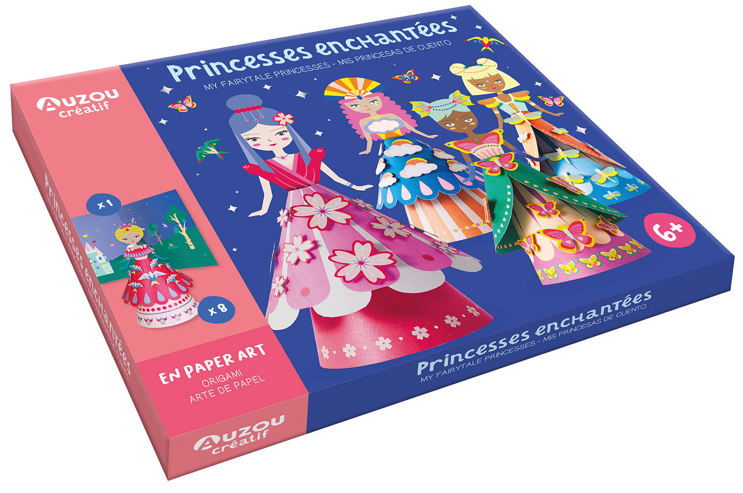 MON COFFRET D'ARTISTE - PRINCESSES ENCHANTÉES EN PAPER ART - Gaël Le Neillon - AUZOU