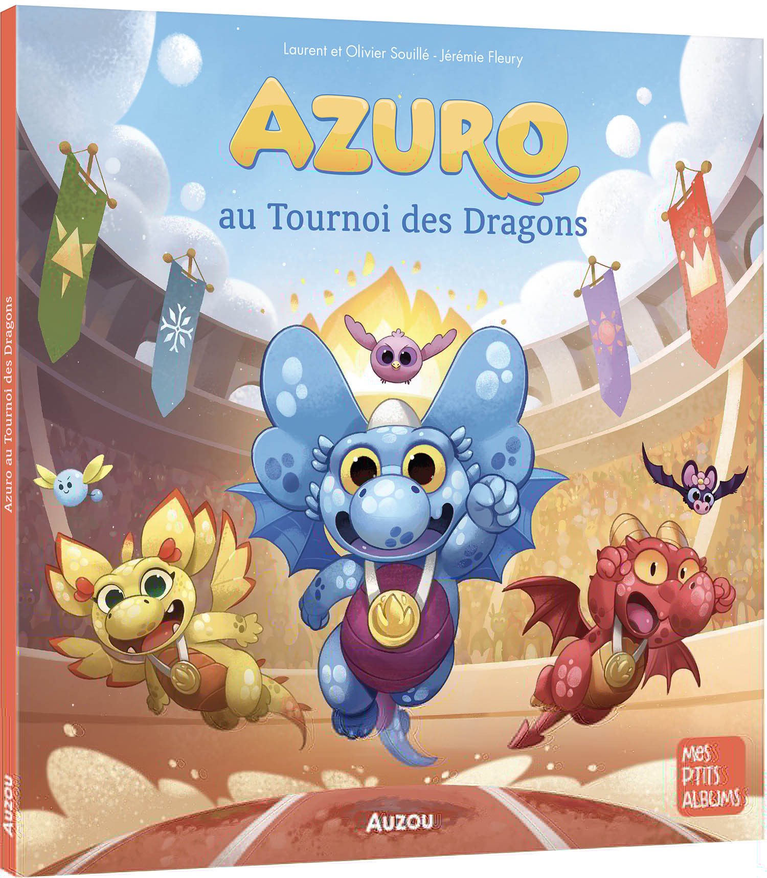 AZURO AU TOURNOI DES DRAGONS - Jérémie Fleury - AUZOU