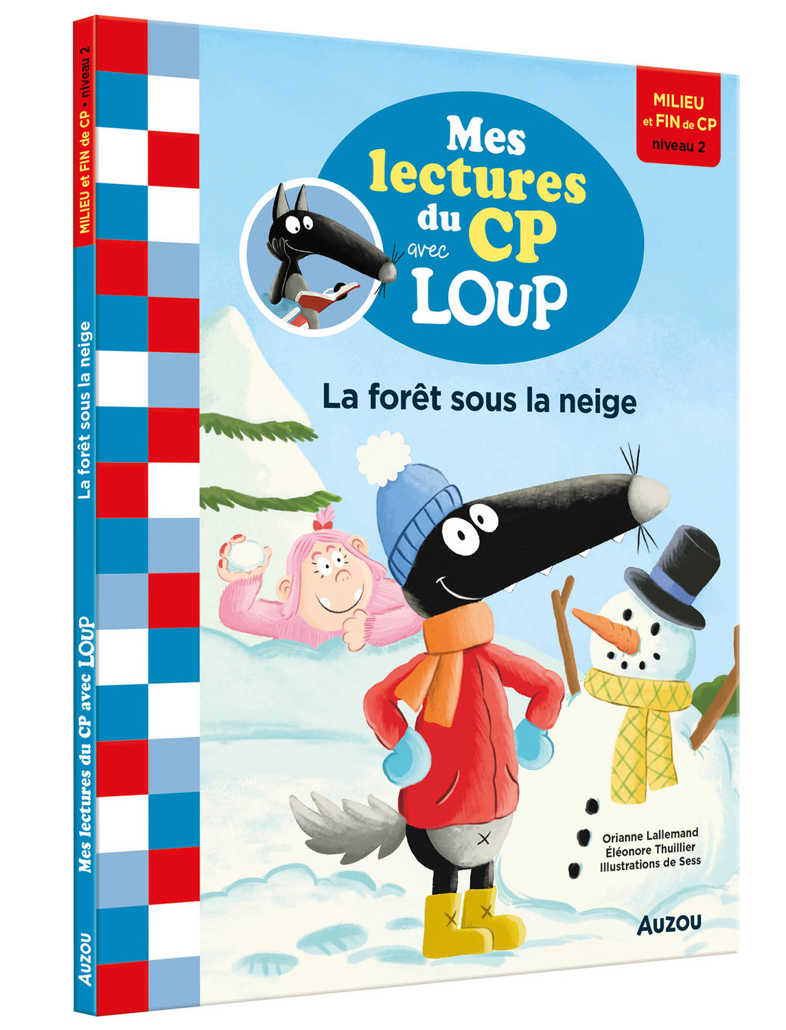 MES LECTURES DU CP AVEC LOUP - LA FORÊT SOUS LA NEIGE - Orianne Lallemand - AUZOU