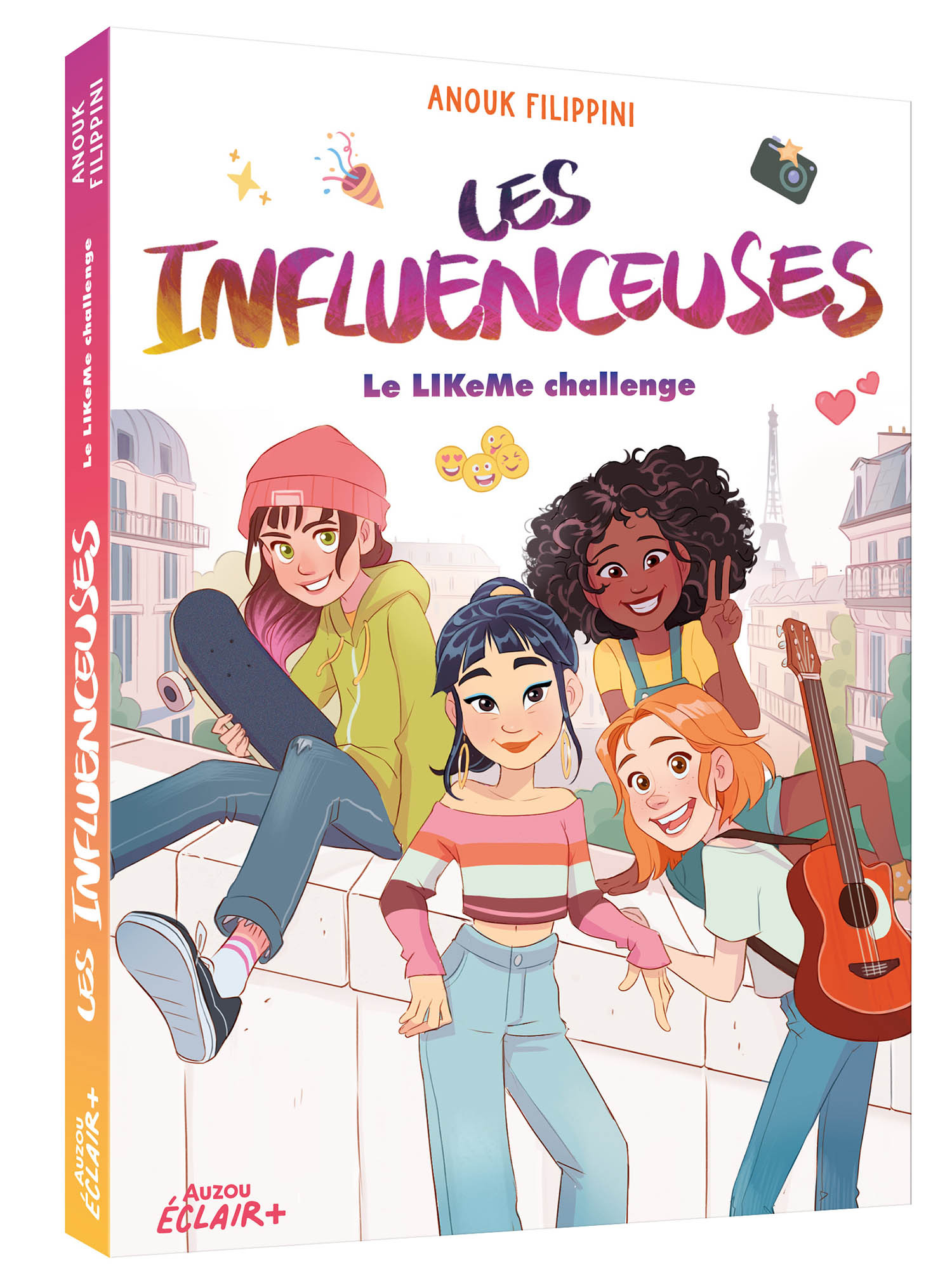 LES INFLUENCEUSES - LE LIKE ME CHALLENGE - Anouk FILIPPINI - AUZOU