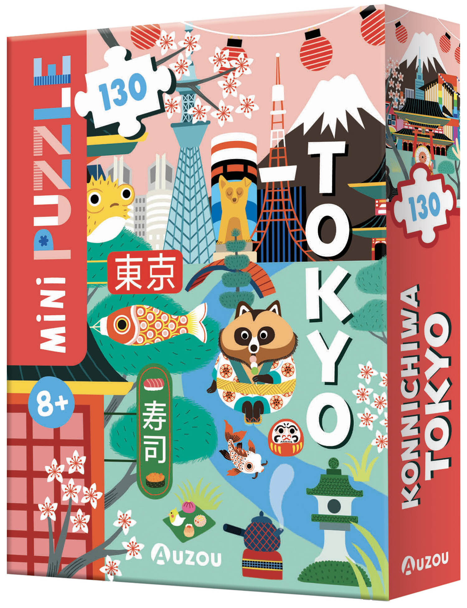 MINI PUZZLES - KONNICHIWA TOKYO - Julie Mercier - AUZOU