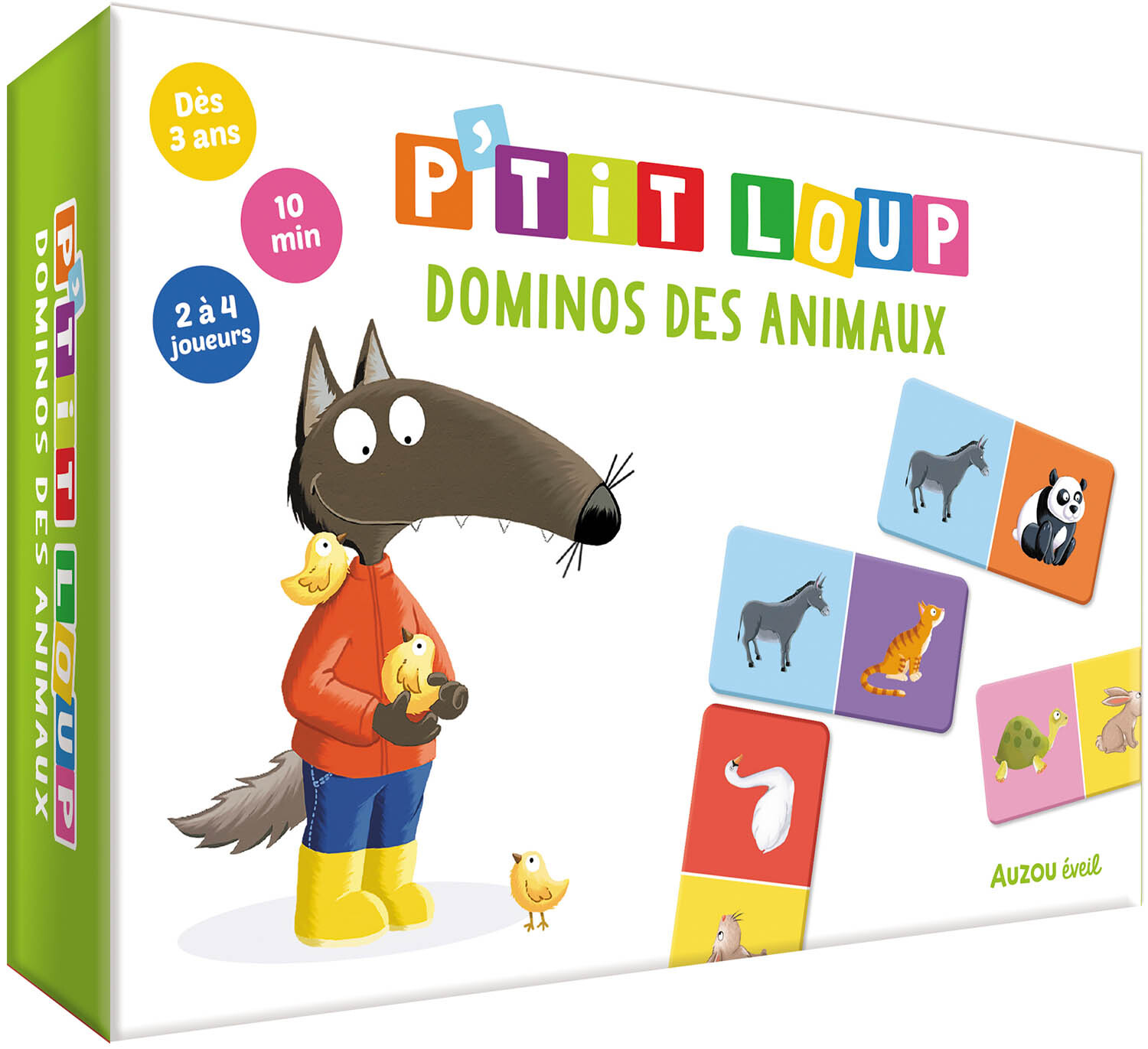 P'TIT LOUP - DOMINOS DES ANIMAUX - Orianne Lallemand - AUZOU