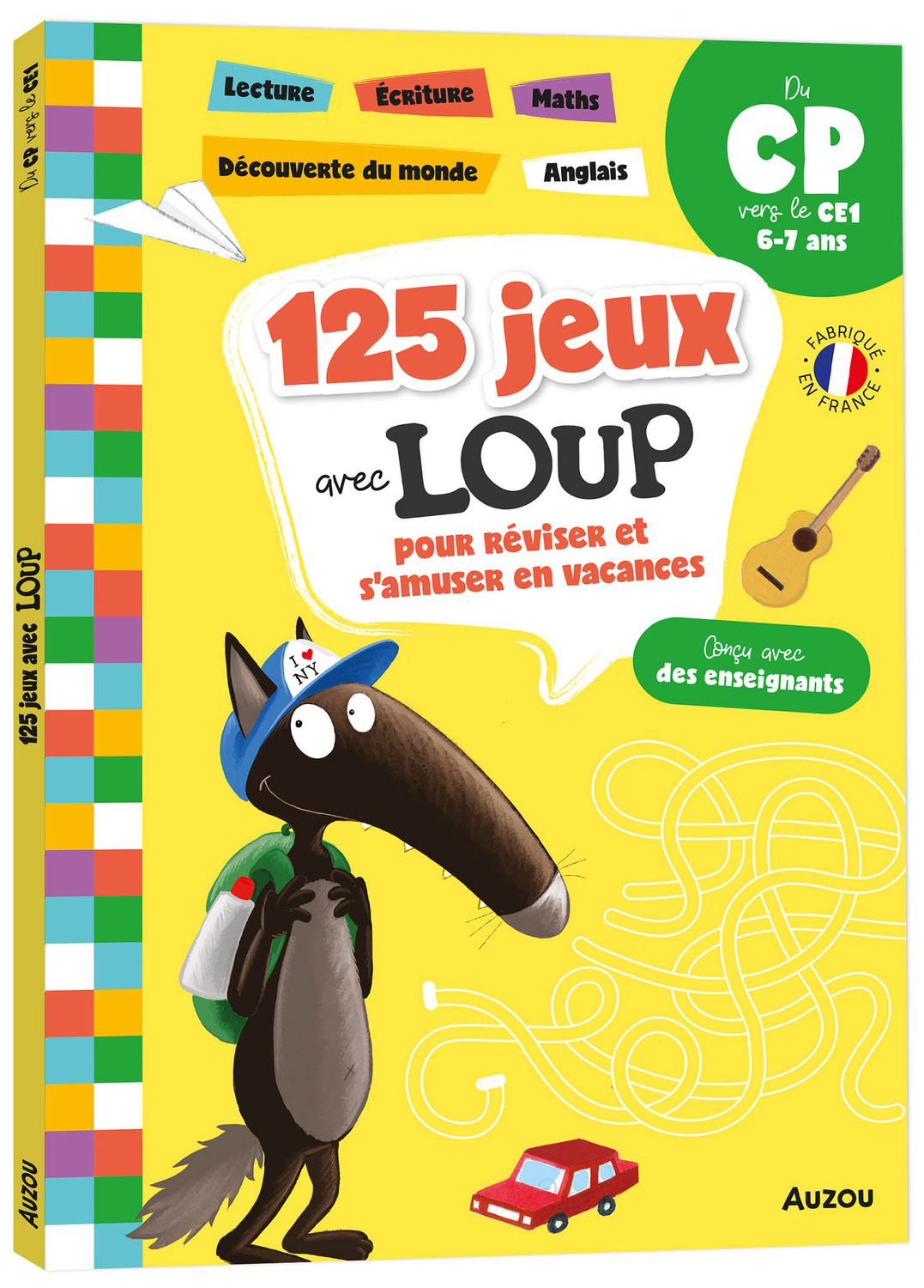 125 JEUX AVEC LOUP DU CP AU CE1 - Orianne Lallemand - AUZOU