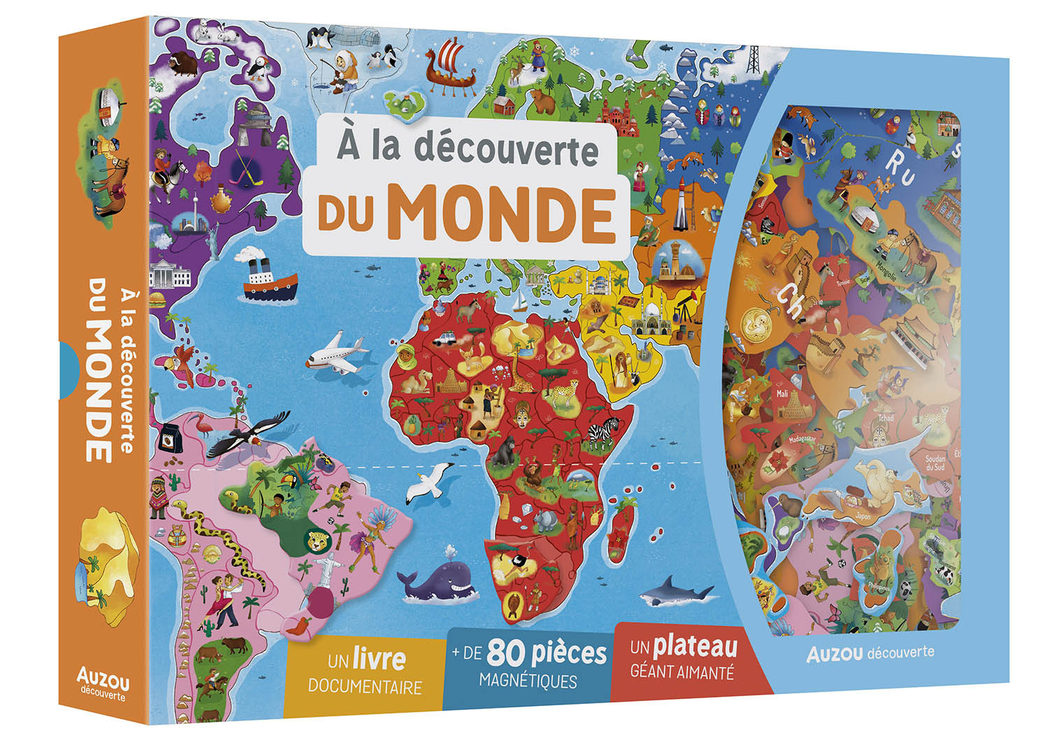 A LA DÉCOUVERTE DU MONDE - Patrick David - AUZOU