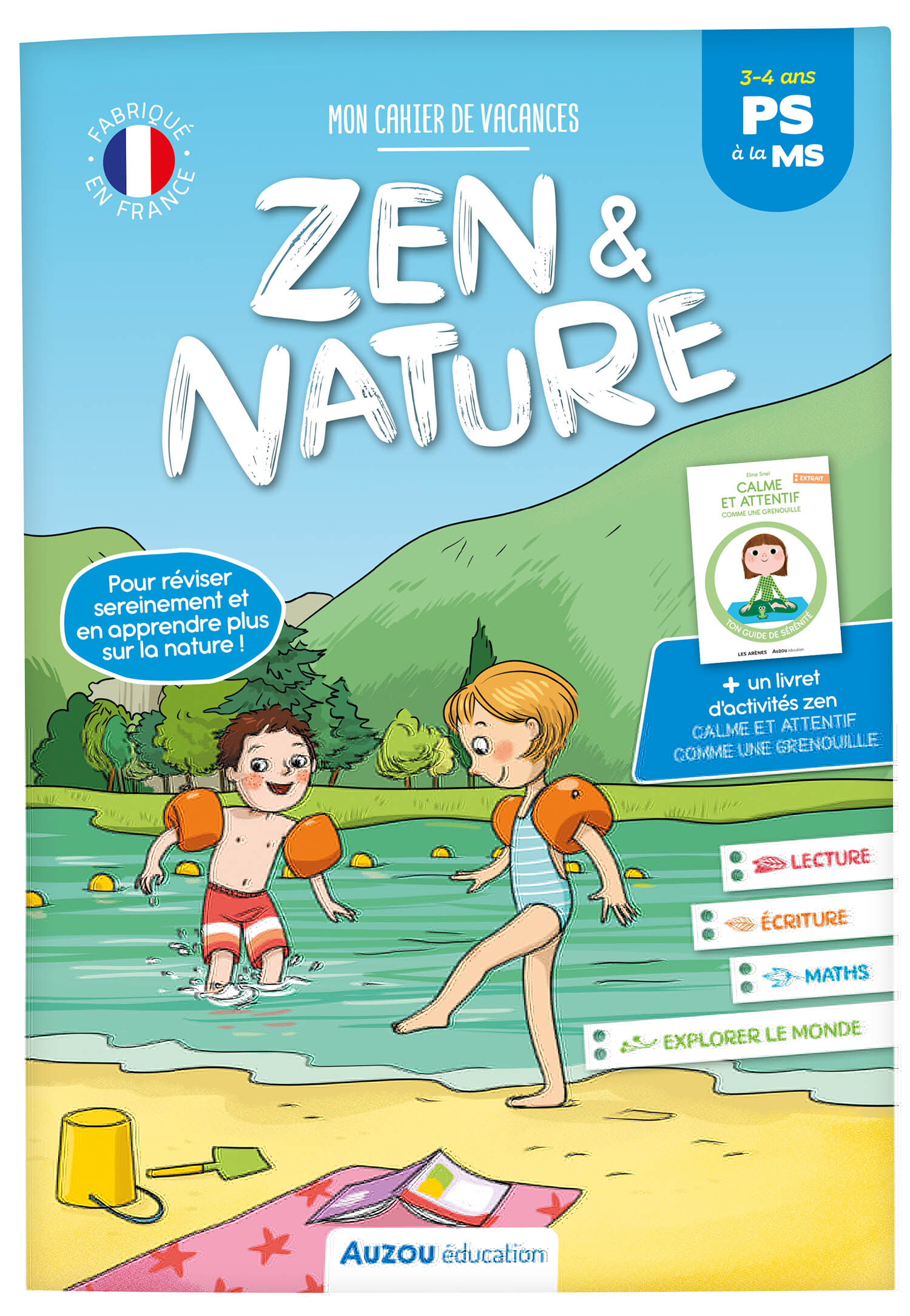 MON CAHIER DE VACANCES ZEN ET NATURE - DE LA PS À LA MS - Pascale Pavy - AUZOU