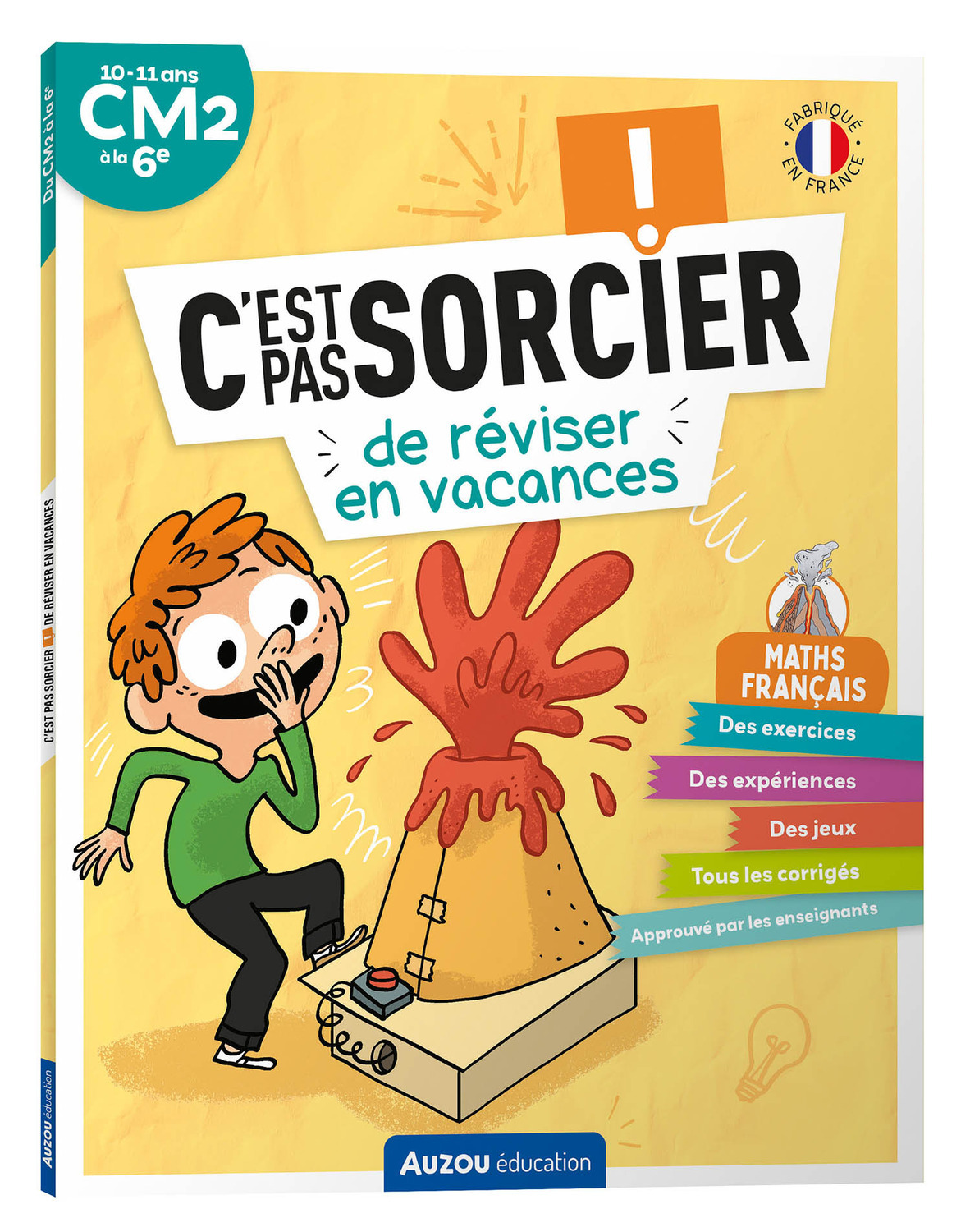 C'EST PAS SORCIER DE RÉVISER EN VACANCES - DU CM2 À LA 6E -  CAHIER DE VACANCES 2025 - Gaëlle Bouttier-Guérive - AUZOU