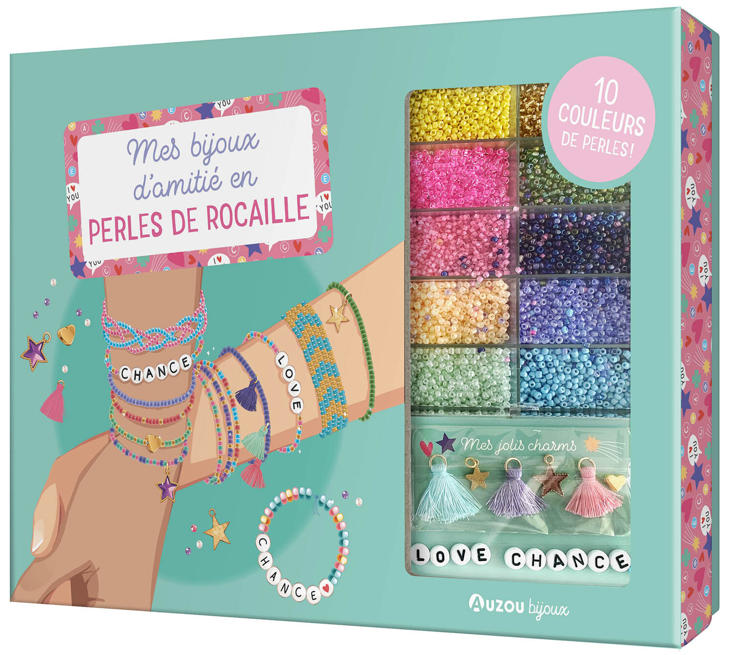 MA BOÎTE À BIJOUX - MES MAGNIFIQUES BIJOUX EN PERLES DE ROCAILLE -  Shiilia - AUZOU