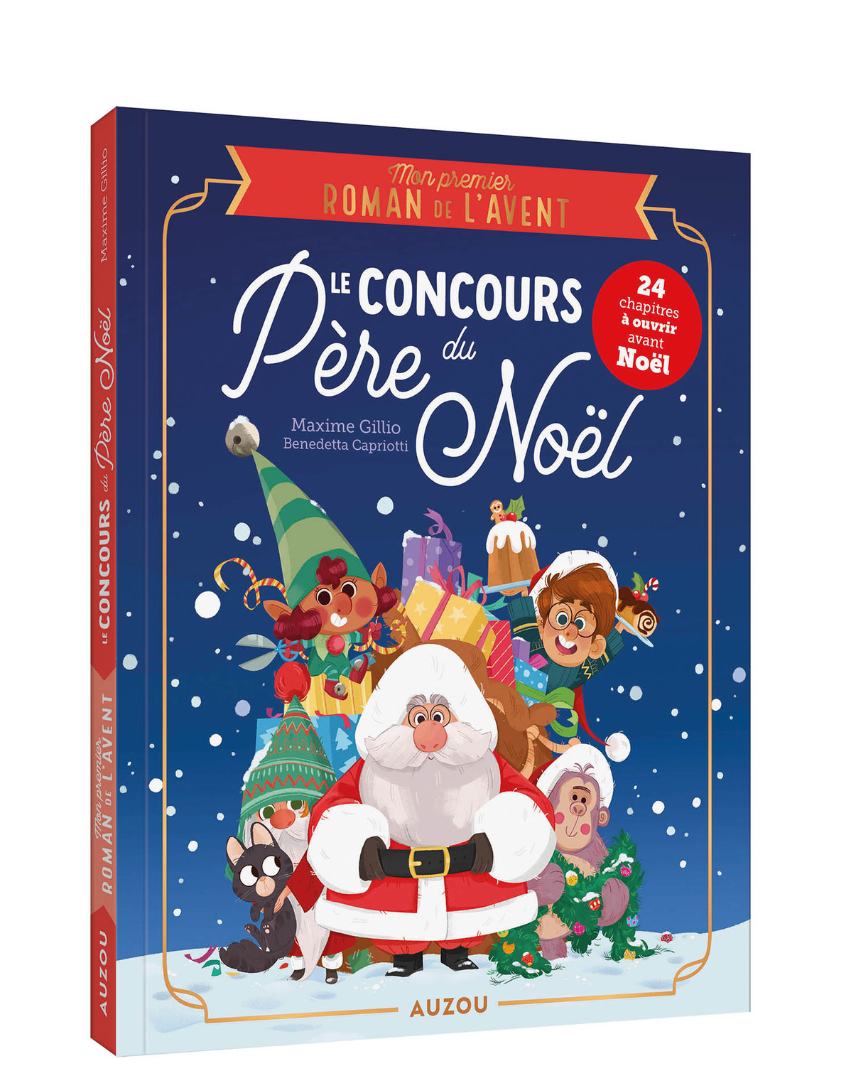 MON PREMIER ROMAN DE L'AVENT - LE CONCOURS DU PÈRE NOËL - Maxime Gillio - AUZOU