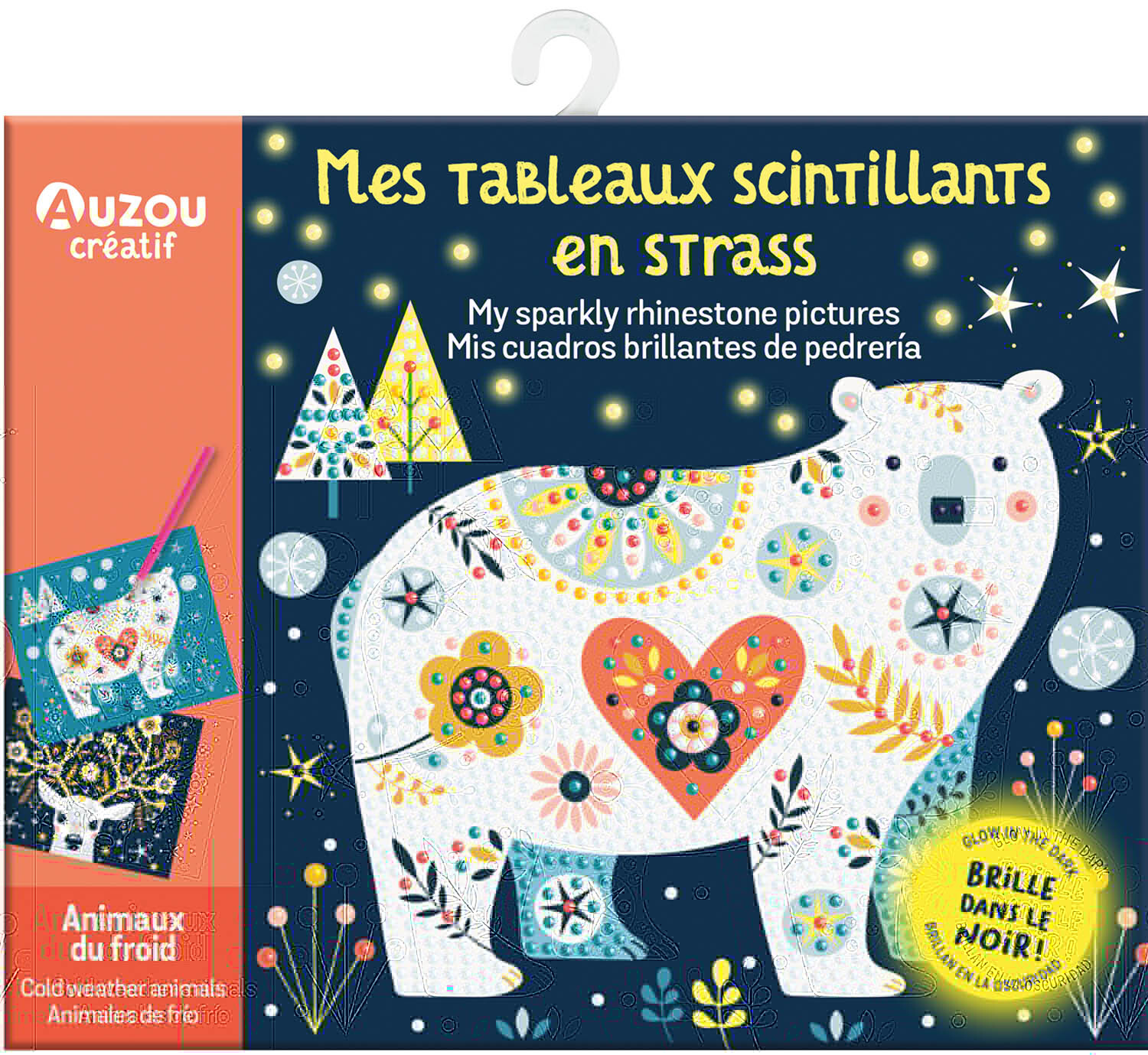 MA POCHETTE D'ARTISTE - MES TABLEAUX SCINTILLANTS EN STRASS -  Bee Brown - AUZOU