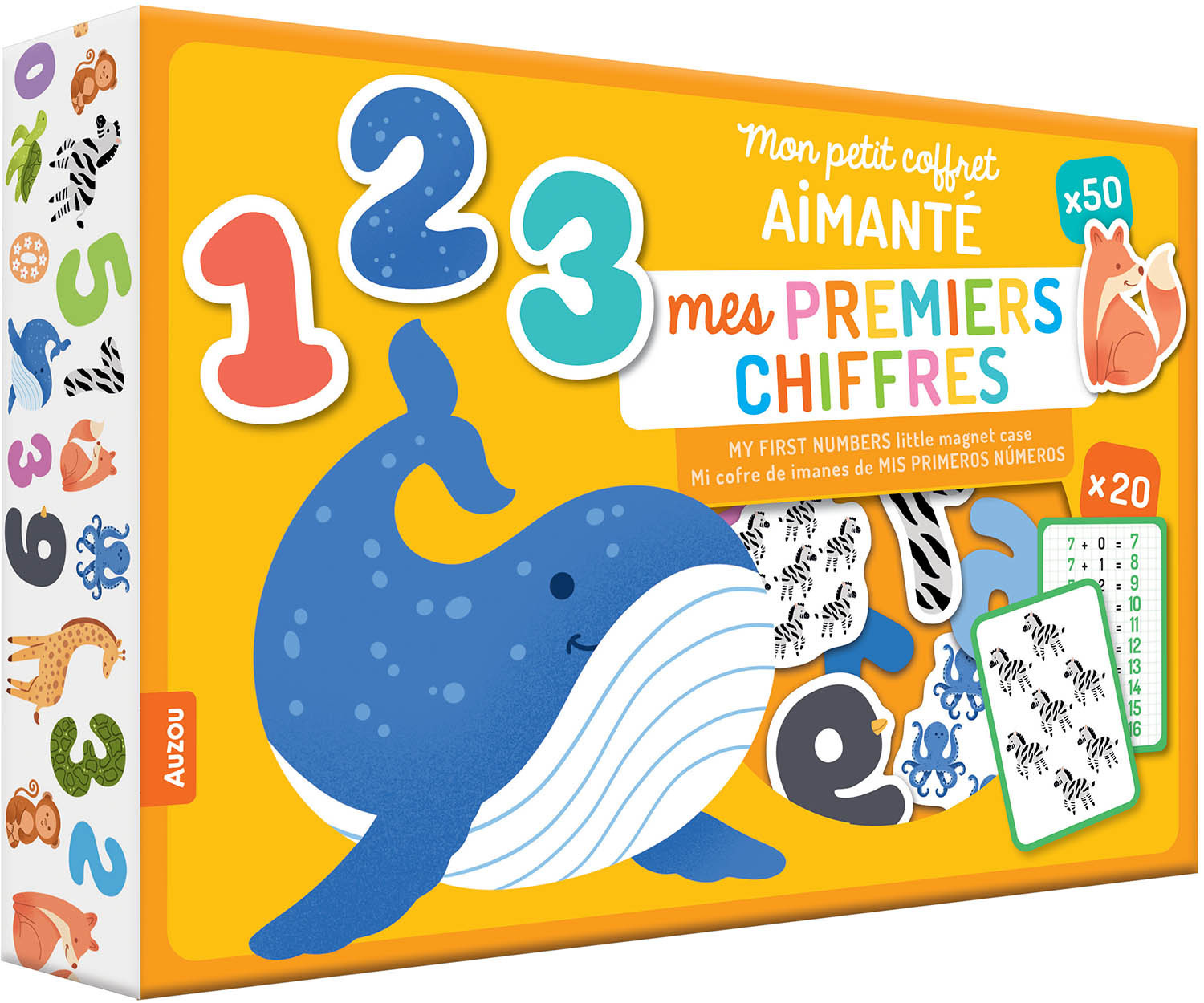 MON PETIT COFFRET AIMANTÉ - MES PREMIERS CHIFFRES - Marion Blanc - AUZOU