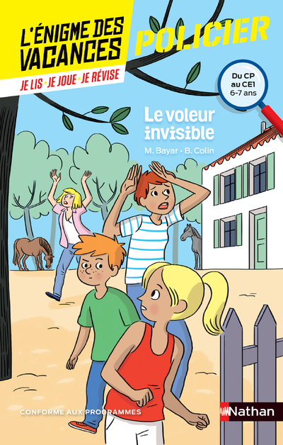 L'énigme des vacances du cp au ce1 - Le voleur invisible - Michèle Bayar - NATHAN