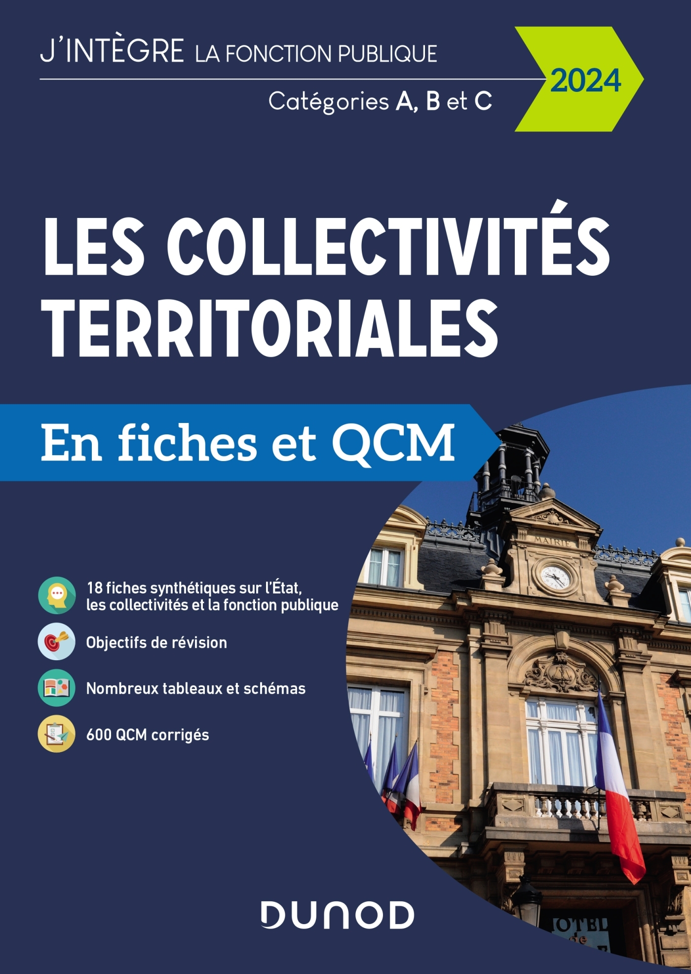 Les collectivités territoriales en fiches et QCM - 2024 - Odile Meyer - DUNOD