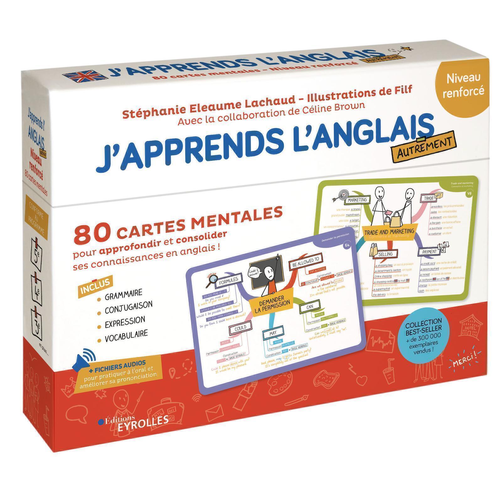 J'apprends l'anglais autrement - Niveau renforcé - Stéphanie Eleaume Lachaud - EYROLLES