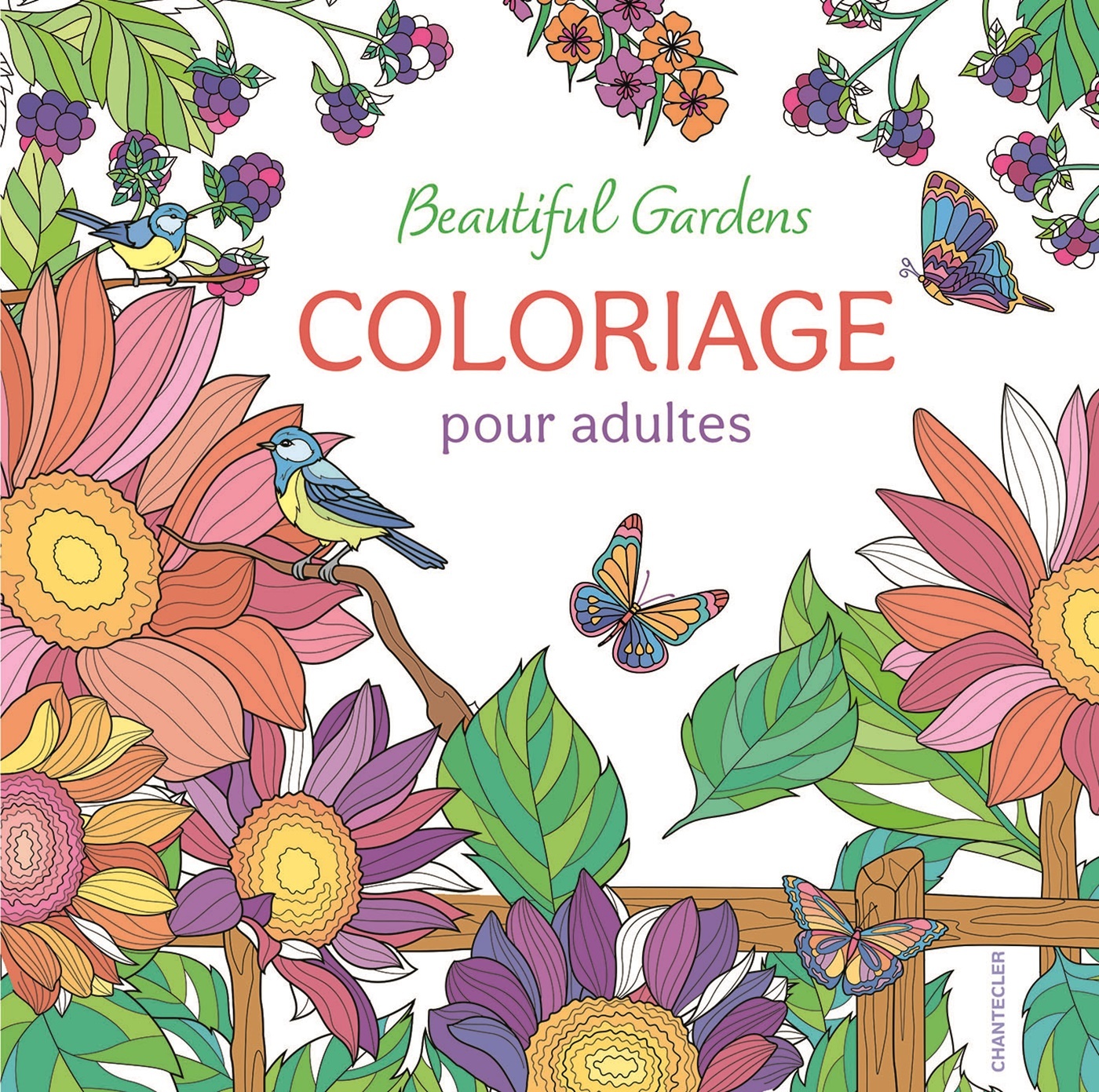 Beautiful Gardens - Coloriage pour adultes -  Collectif - CHANTECLER