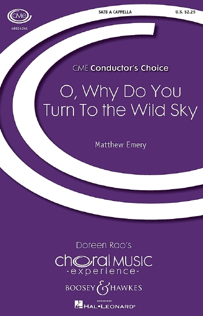 O, Why Do You Turn To the Wild Sky - Matthew Emery - BOOSEY