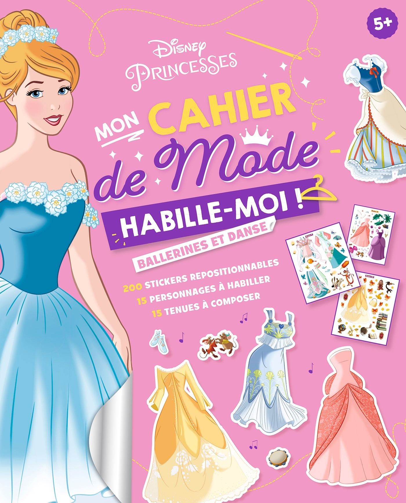 DISNEY PRINCESSES - Habille-moi ! - Ballerines et danses -  Collectif - DISNEY HACHETTE