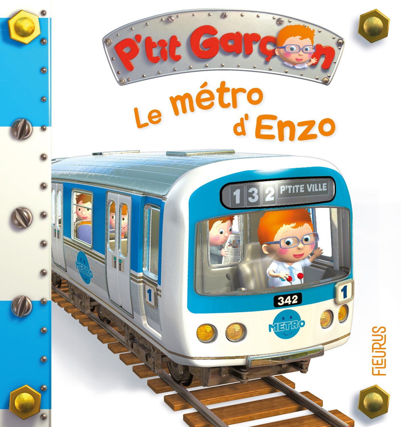 P'tit garçon - Tome 38 - Le métro d'Enzo - Nathalie Bélineau - FLEURUS