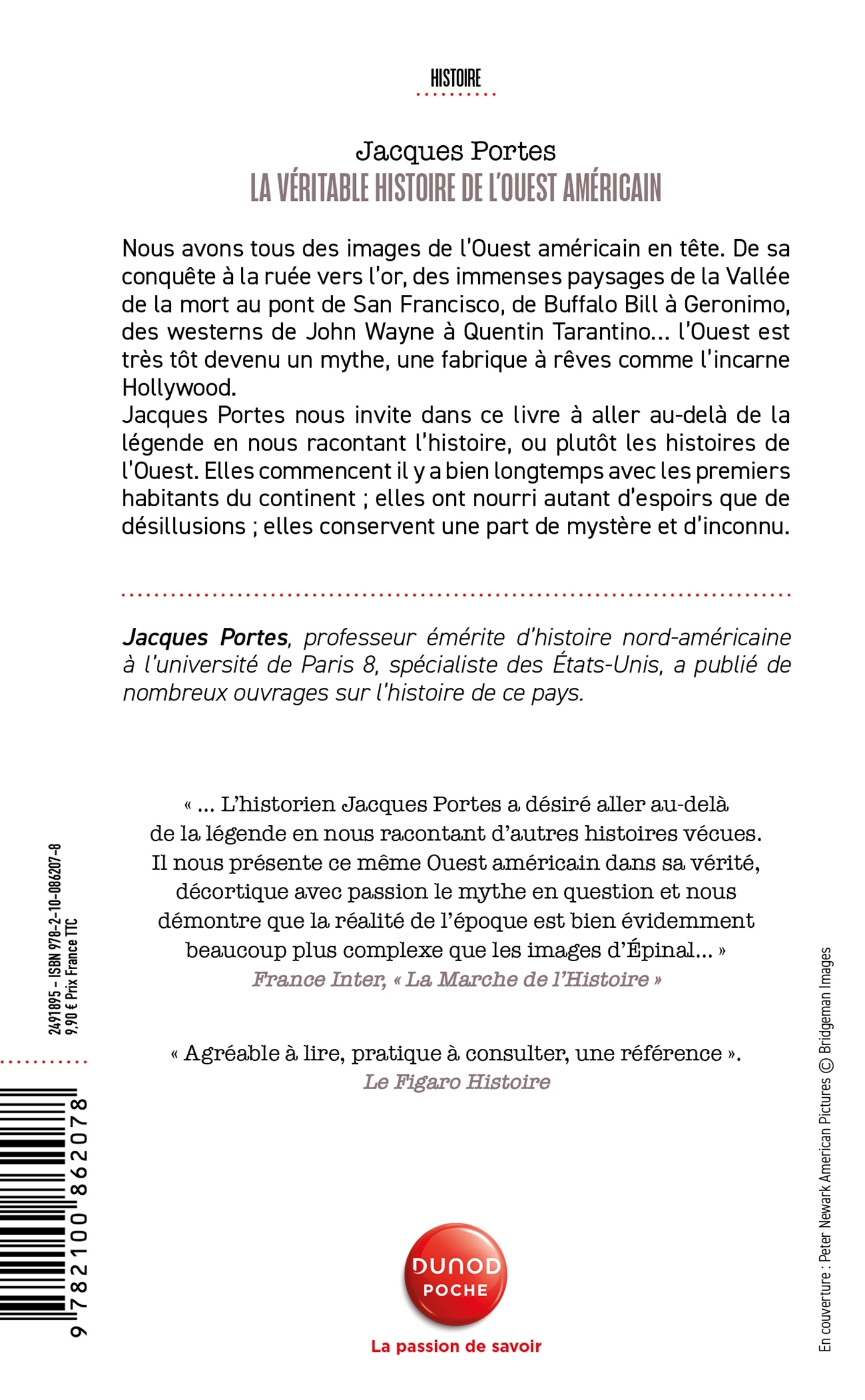 La véritable histoire de l'Ouest américain - Jacques Portes - DUNOD