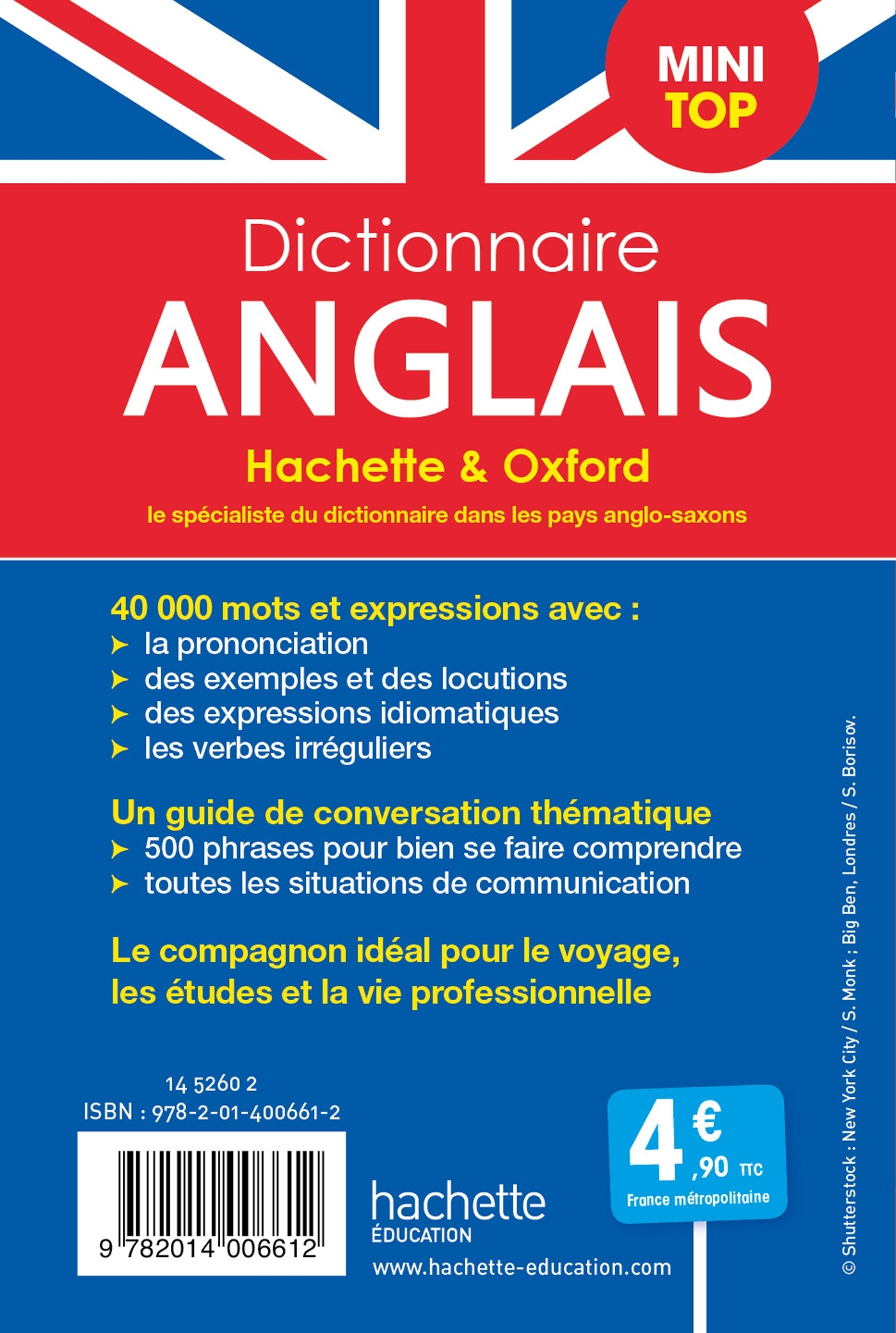 Dictionnaire Hachette Oxford - Bilingue Anglais Mini Top -   - HACHETTE EDUC