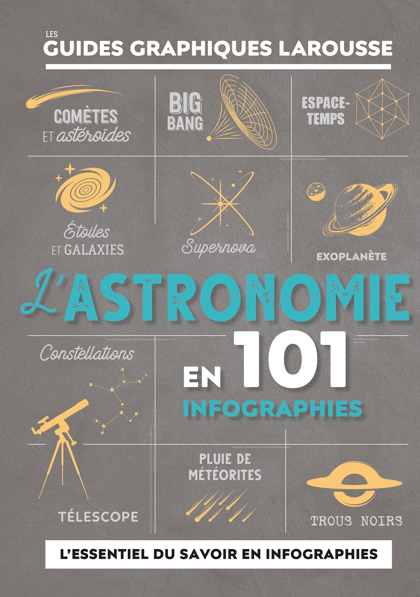 L'Astronomie en 101 infographies - Jacqueline Mitton - LAROUSSE