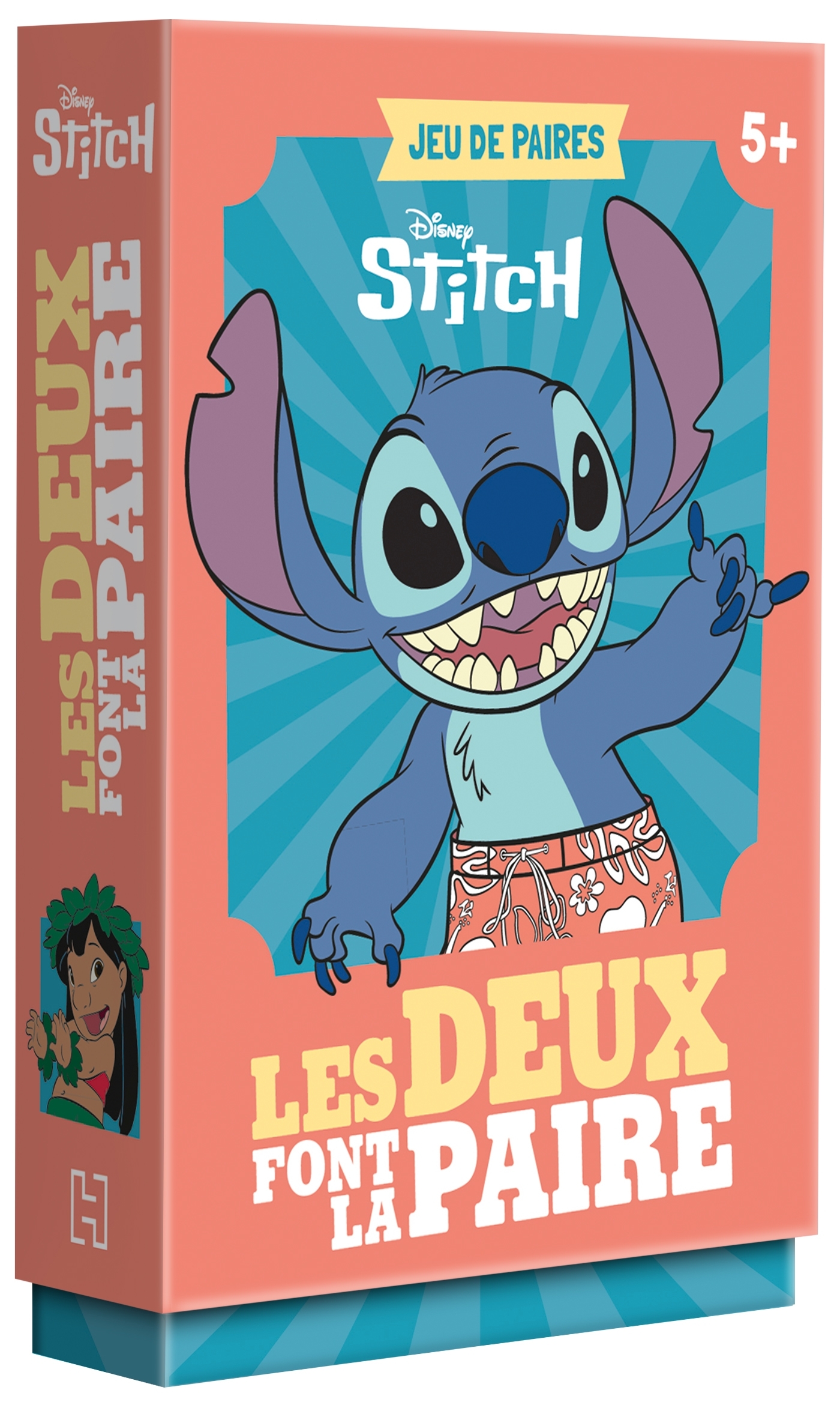 STITCH - Jeu de cartes - Les Deux font la paire - XXX - DISNEY HACHETTE