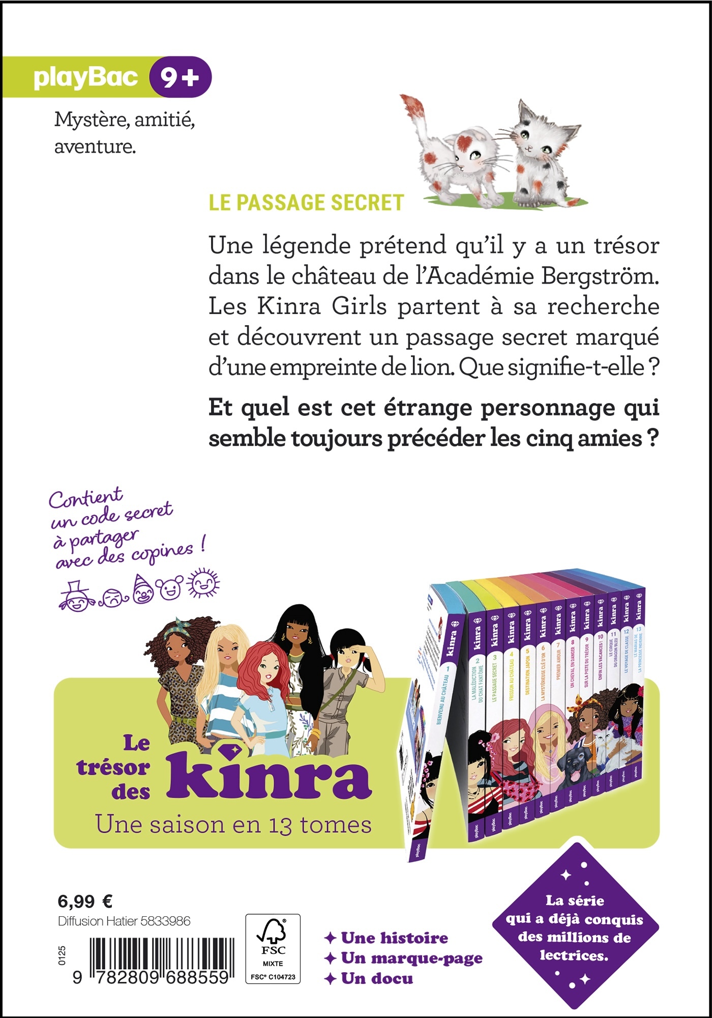 Le trésor des Kinra - Le passage secret - Tome 3 nouvelle édition -  Moka - PLAY BAC